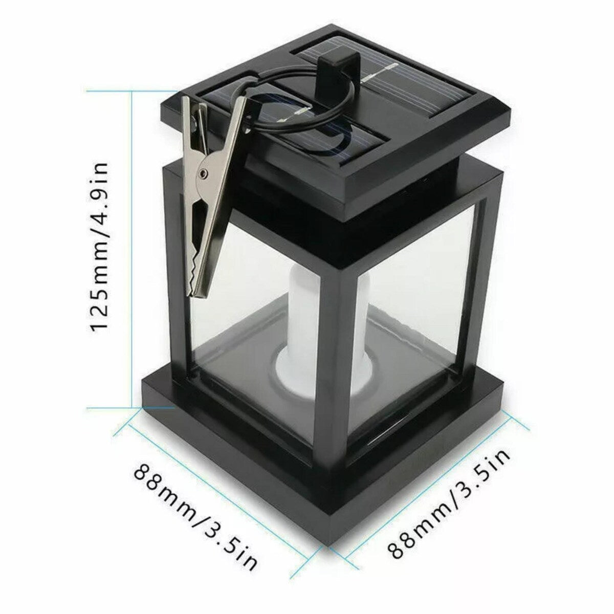 Solar Lantern Hanging Light LED Waterproof Yard Outdoor Yard Lamp