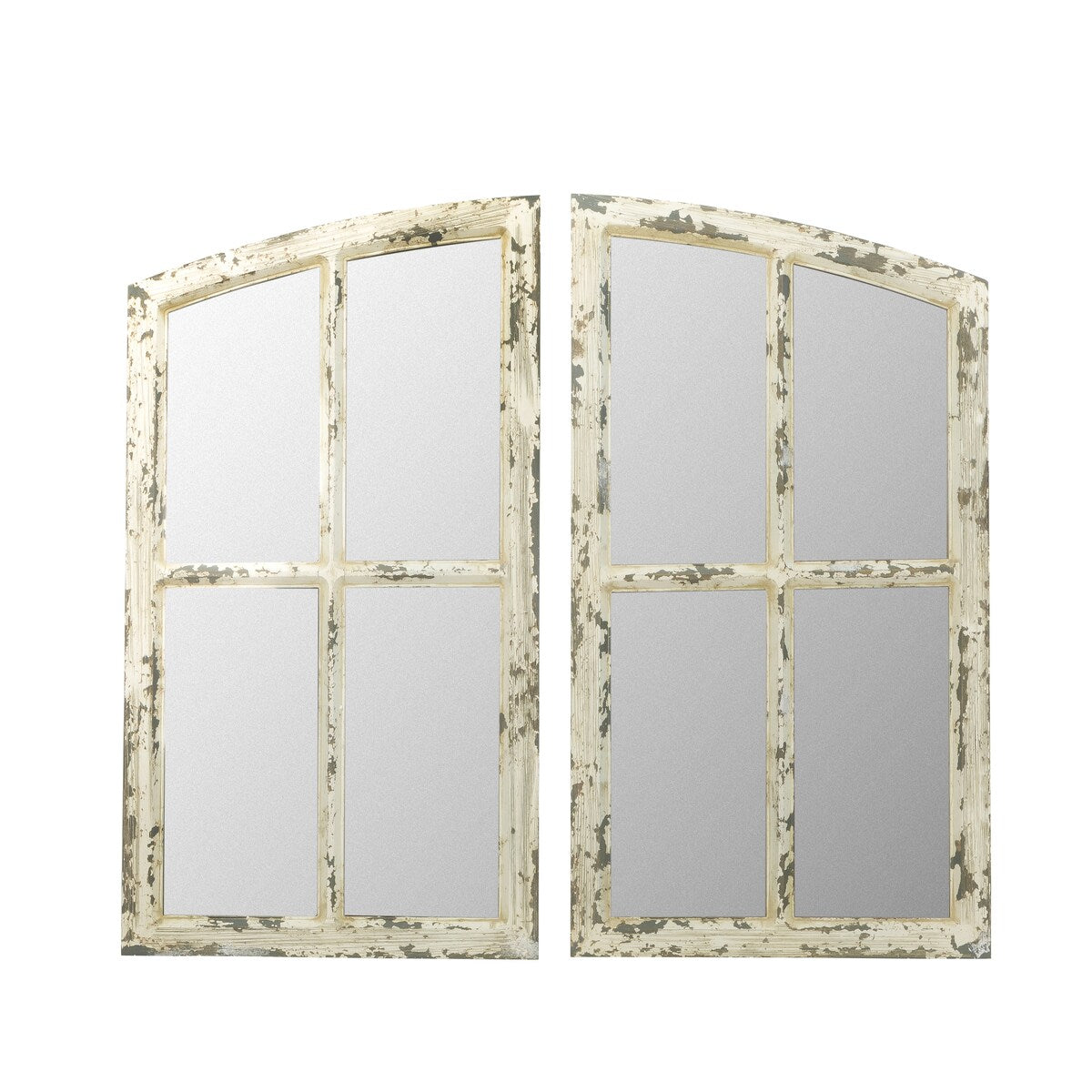 Jolene Arched Window Pane Mirrors (Set of 2)