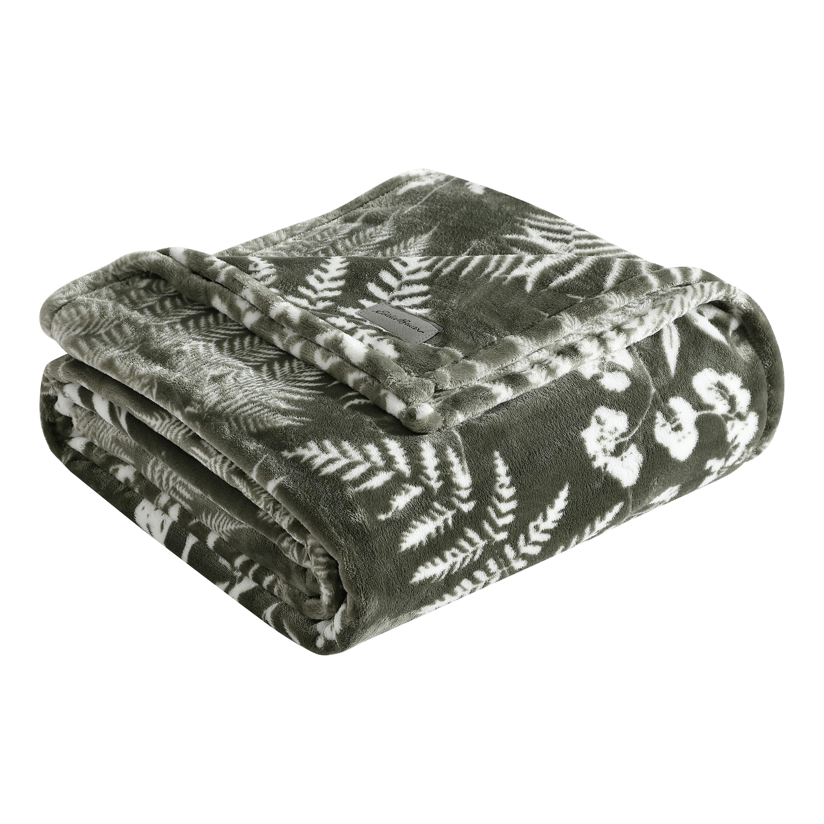 Eddie Bauer Ultra Soft Plush Fleece Bed Blanket