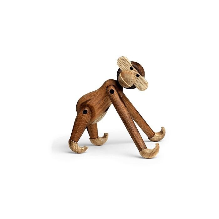 Kay Bojesen Monkey, Teak/Limba, Mini - H: 3.7