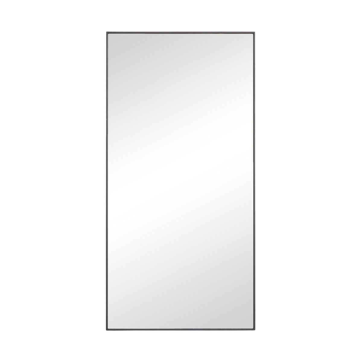 Wood Room Wall Mirror with Thin Minimalistic Frame - Black, White or Gold - Roche River Decor