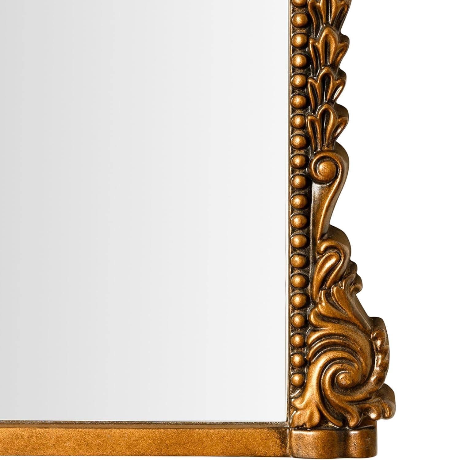 Vintage Baroque Arch Wall Mirror - 39.4×28.3