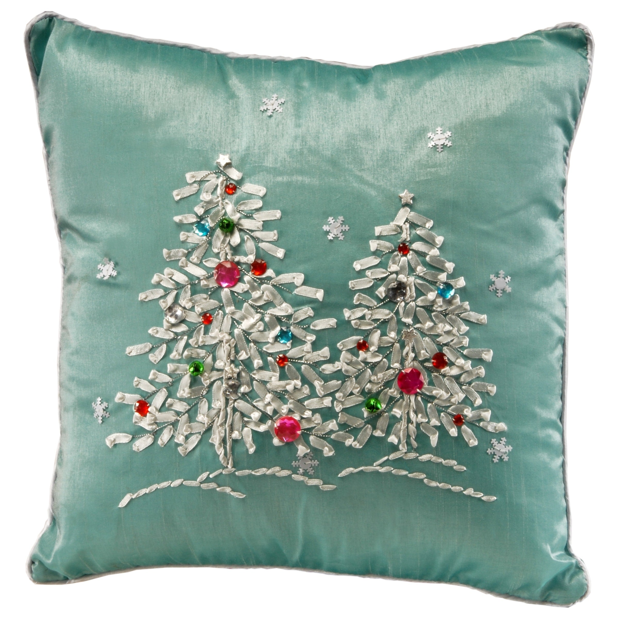 National Tree Company 16 in. Christmas Trees Pillow