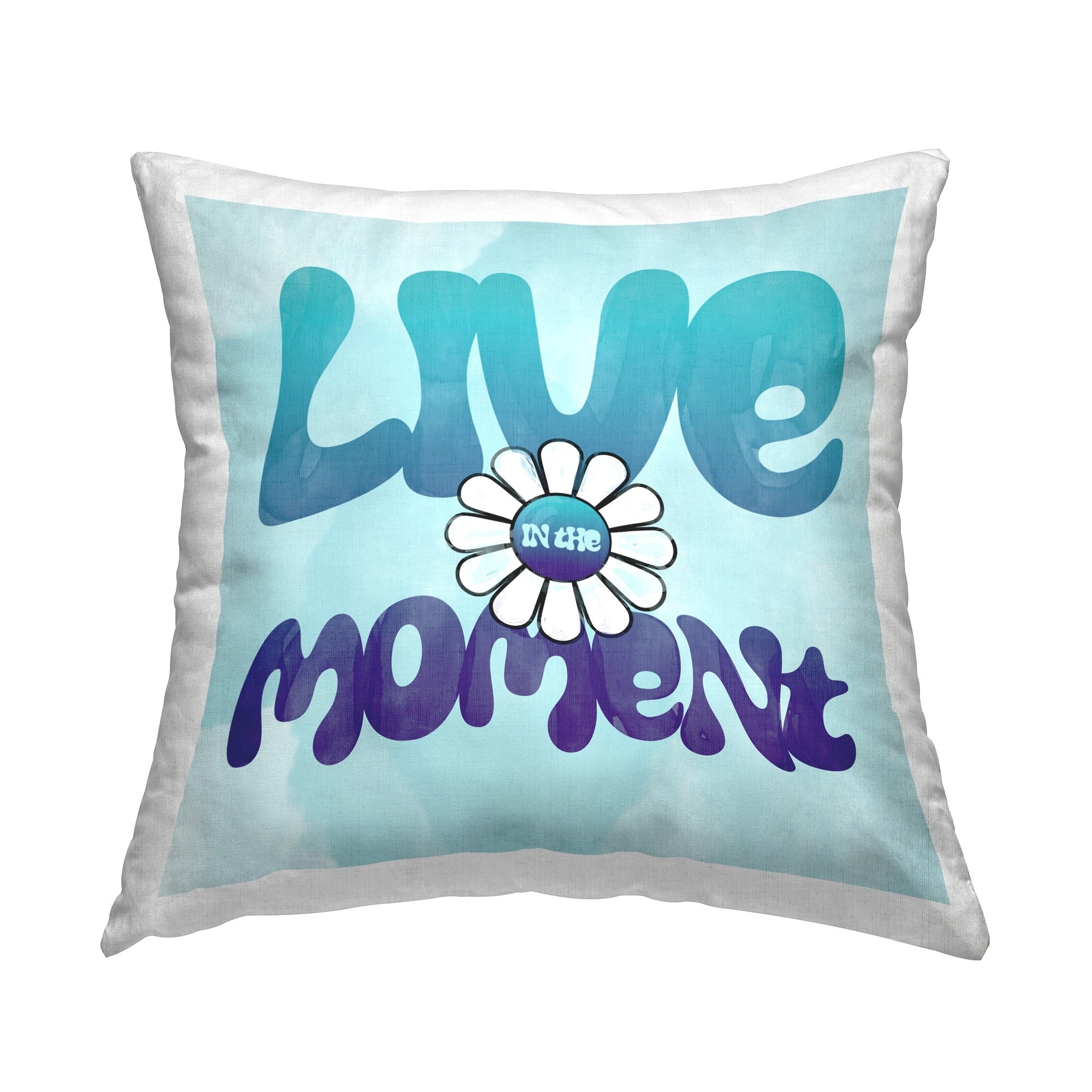 Stupell Groovy Live In The Moment Decorative Printed Throw Pillow Design by Katrina Craven