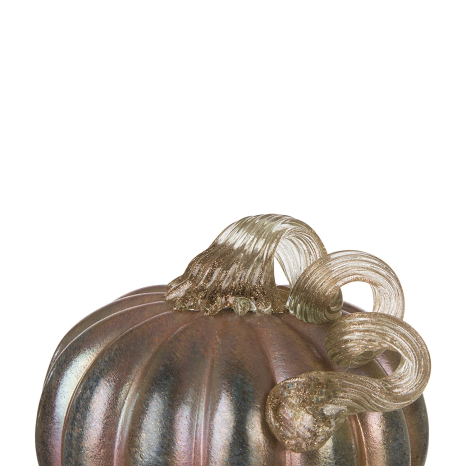 Glitzhome S/2 or S/3 Handblown Glass Pumpkins Thanksgiving Table Centerpiece Fall Harvest Gift Decor