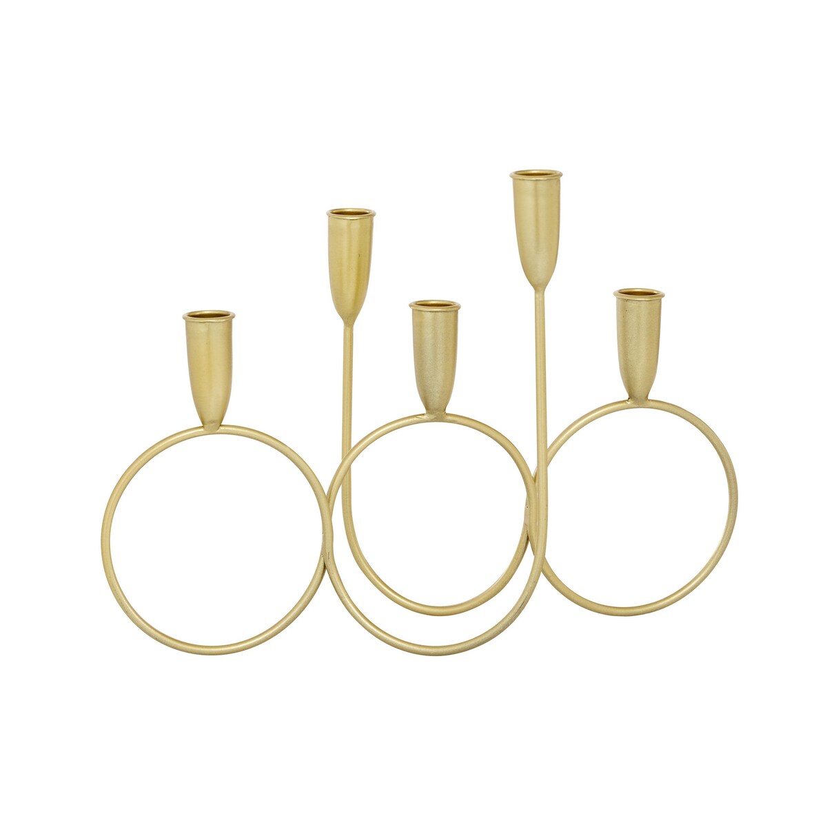 Metal Candelabra - Gold - CosmoLiving by Cosmopolitan