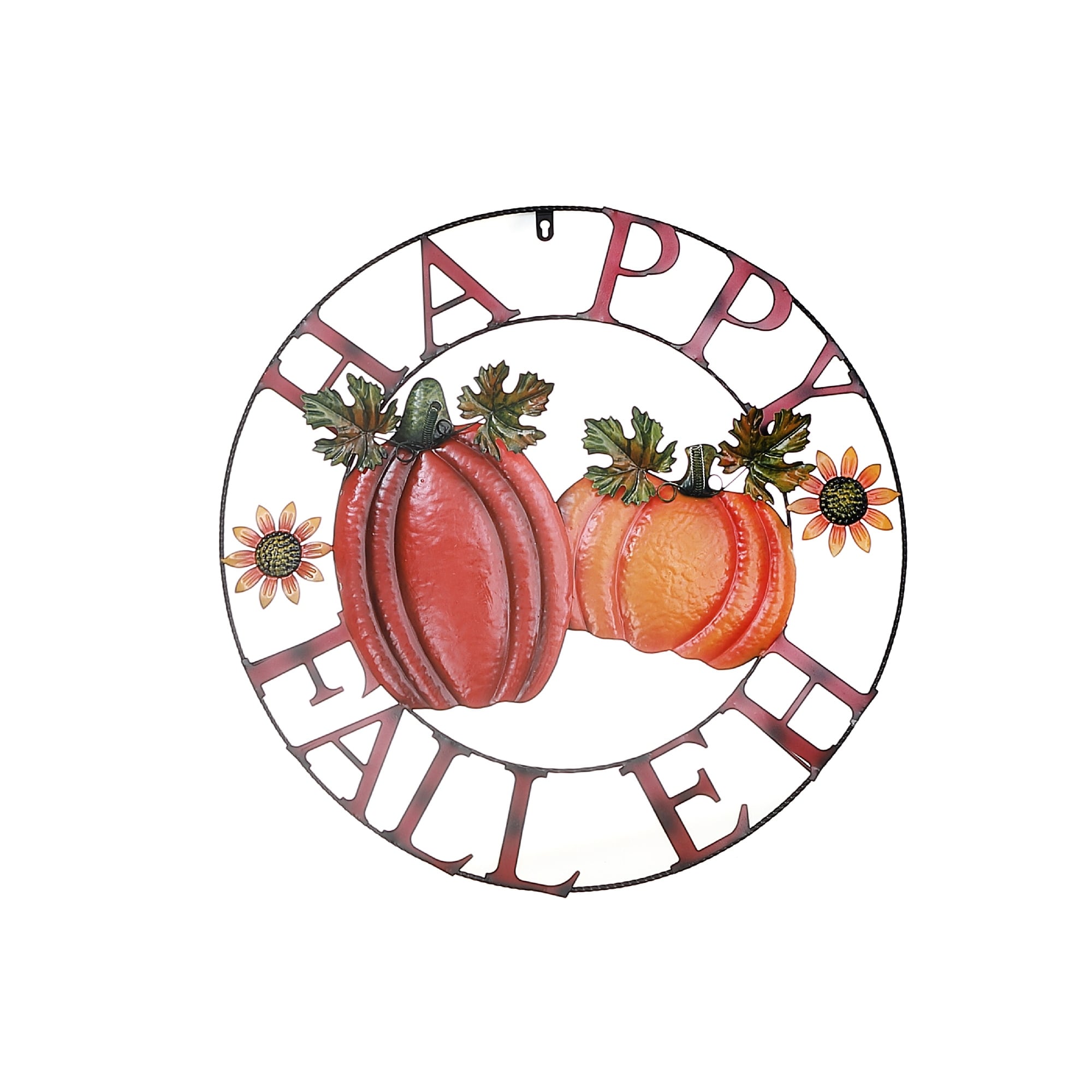 24 Pumpkin Wheel Wall Decor Happy Fall Eh