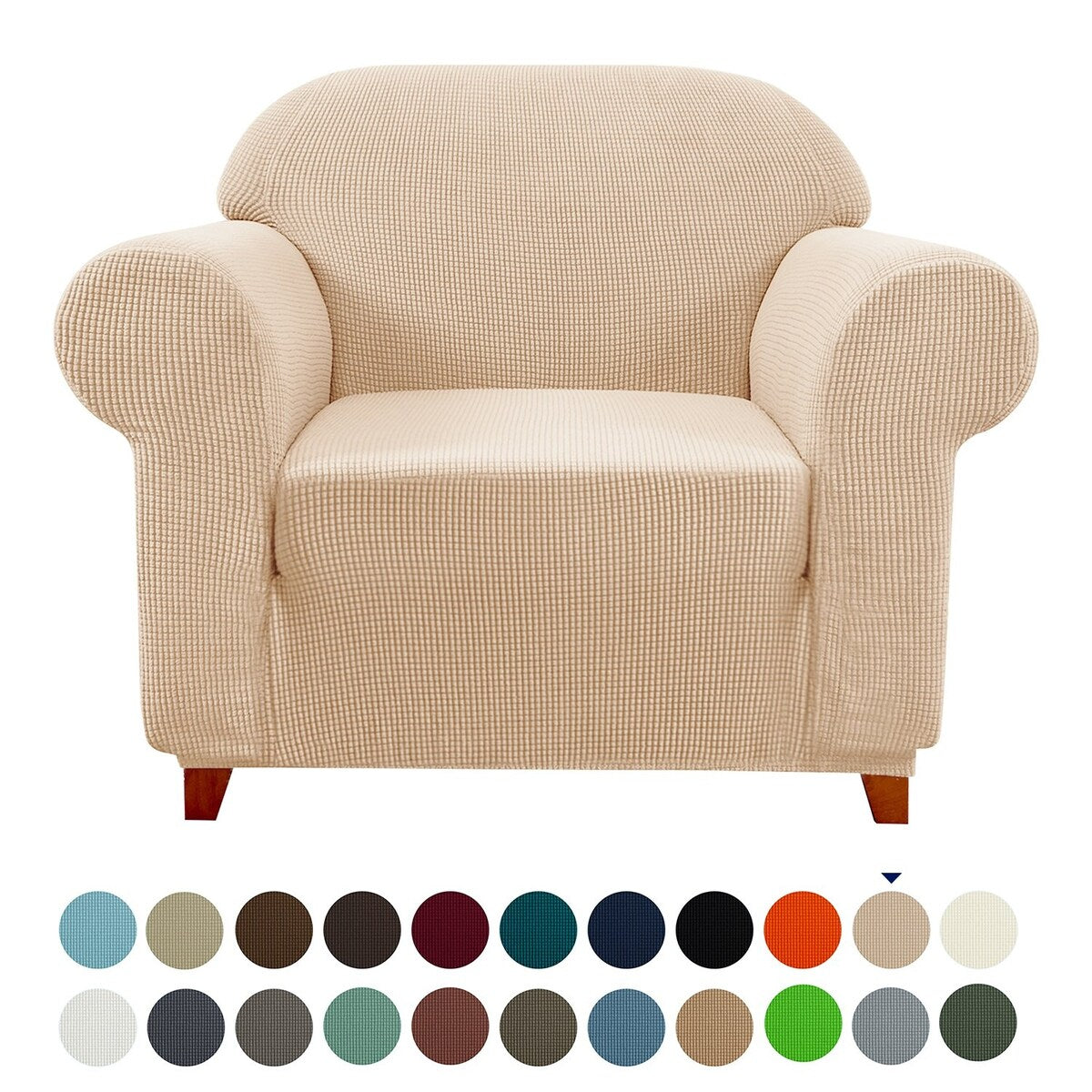 Subrtex 1 Piece Armchair Slipcover Stretch Spandex Furniture Protector