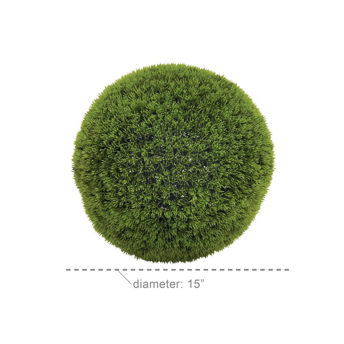 Faux Foliage Topiary Artificial Foliage Ball - Green - Roche River Decor