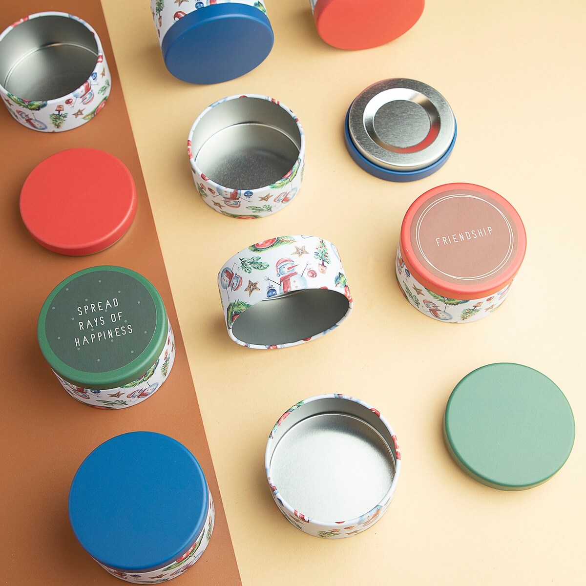 Hearth & Harbor Candle Tins - Candle Jars for Making Candles - DIY Candle Containers with Lids