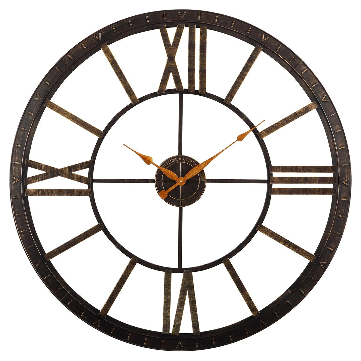 FirsTime & Co. Big Time Modern Roman Numeral Wall Clock