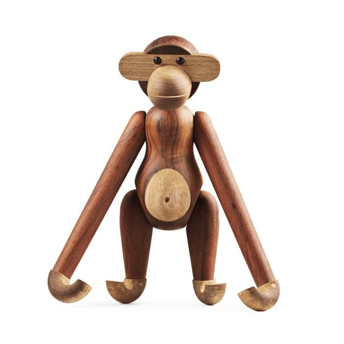 Kay Bojesen Monkey, Teak/Limba, Medium - H: 11