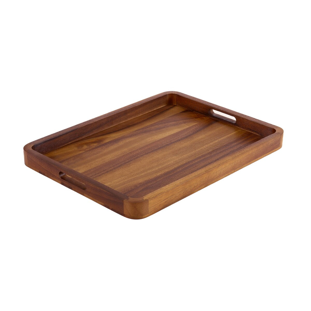 Large Rectangular Serving Tray - Solid Bottom