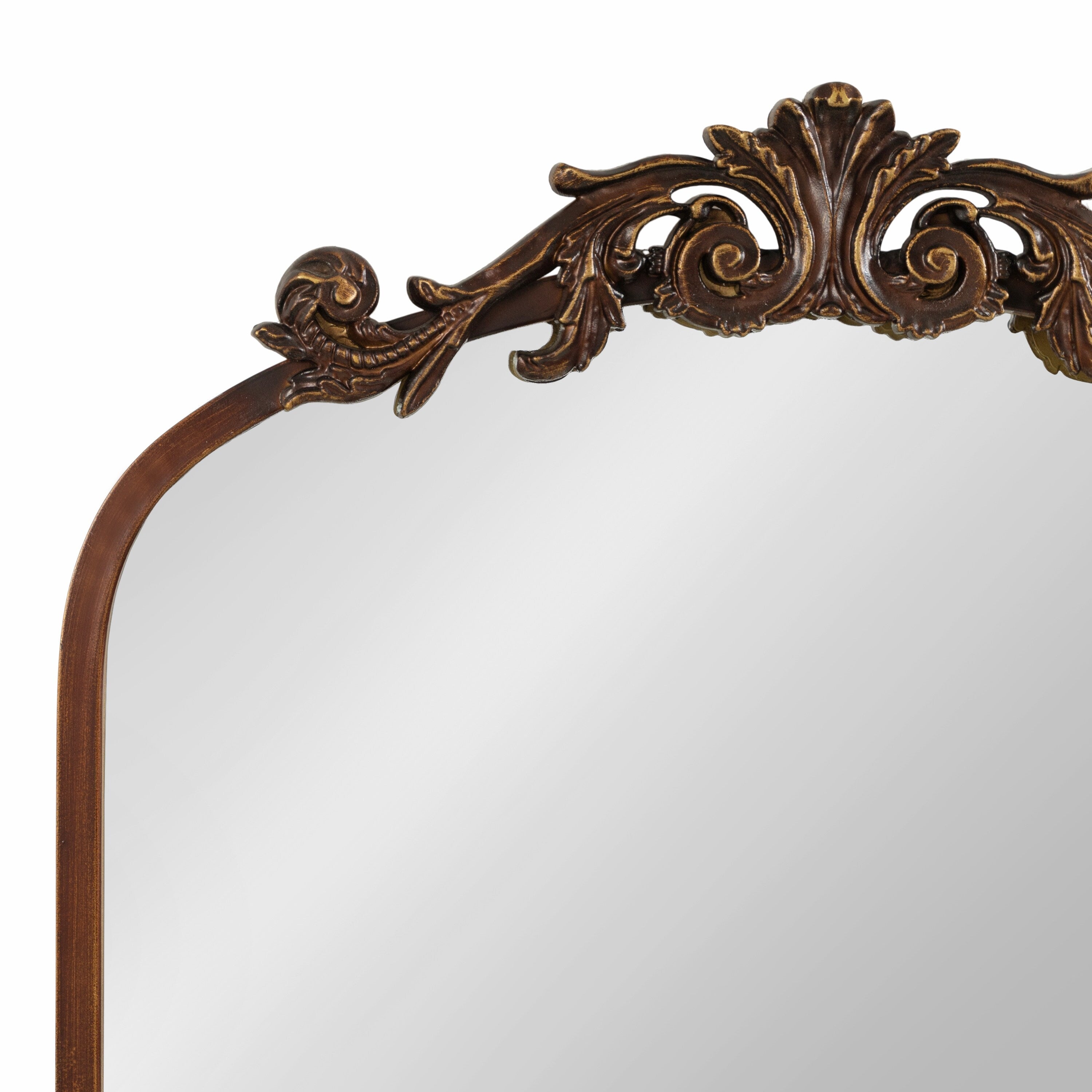 Kate and Laurel Arendahl Traditional Arch Mirror with Shelf