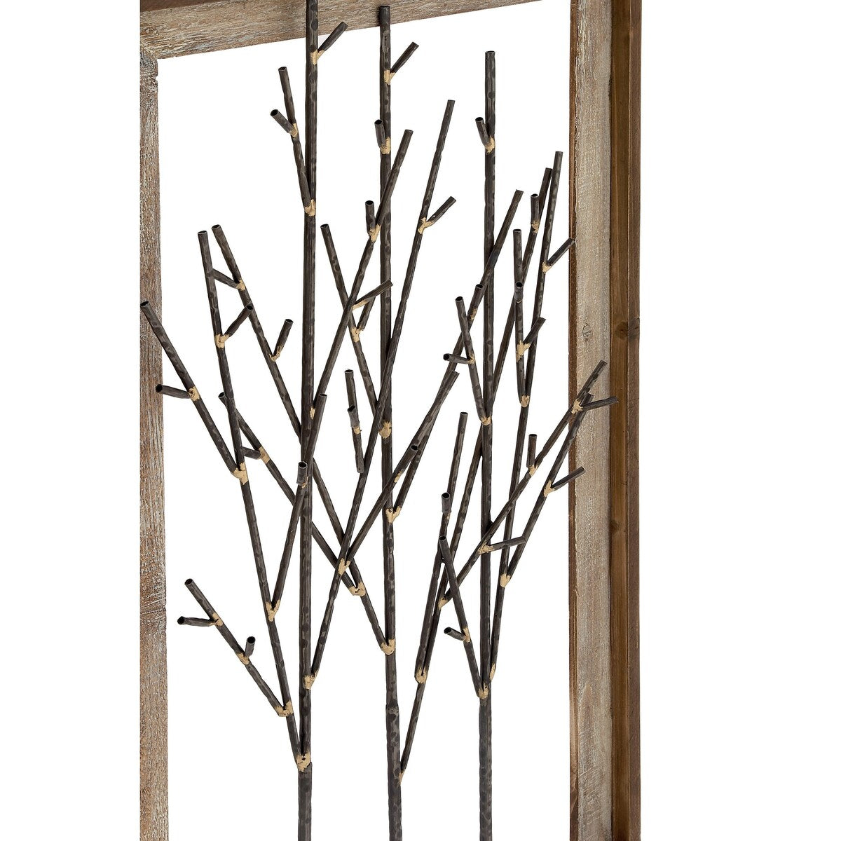 Metal Tree Home Wall Decor - Brown - Roche River Decor