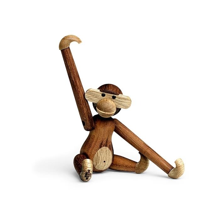 Kay Bojesen Monkey, Teak/Limba, Mini - H: 3.7