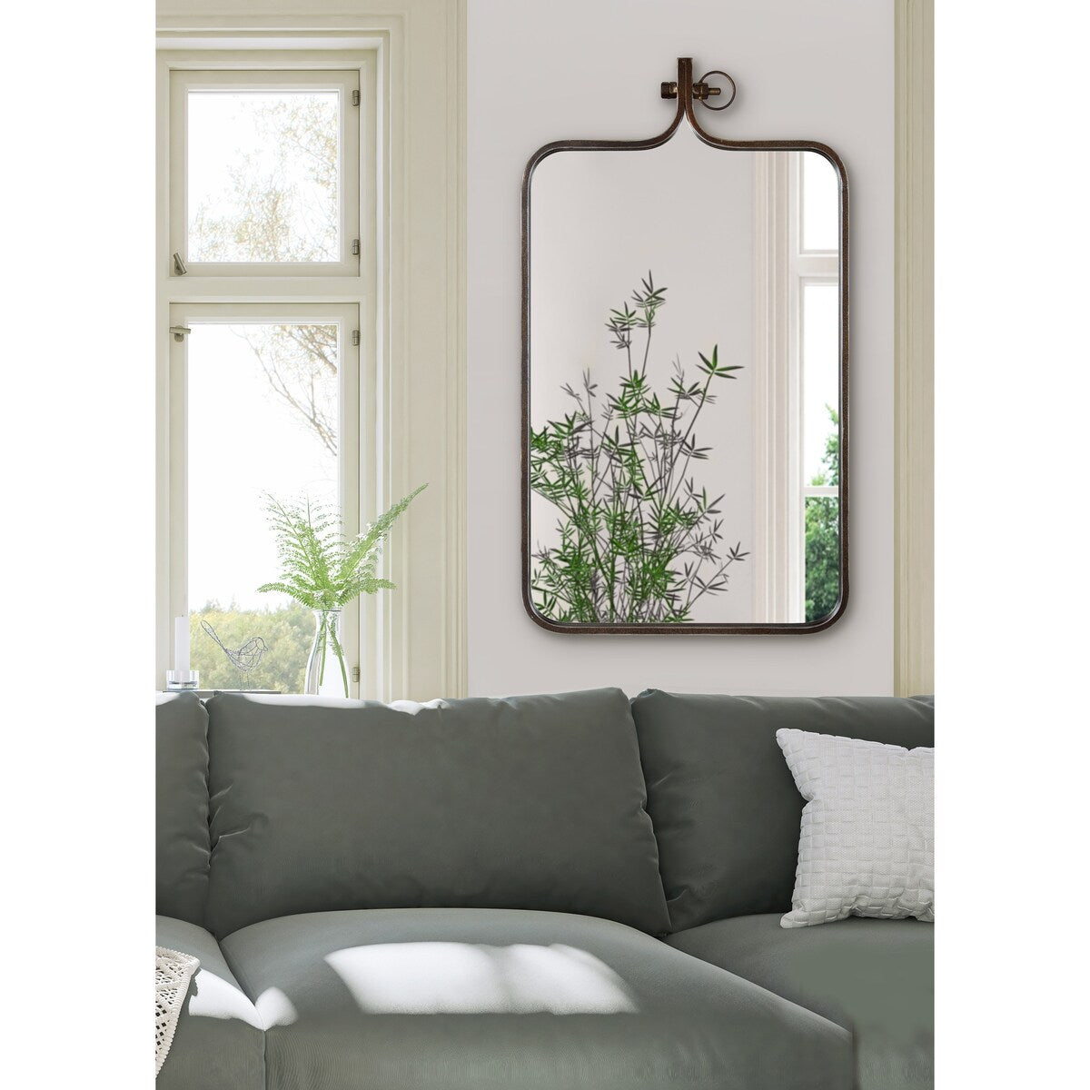 Kate and Laurel Yitro Framed Wall Mirror