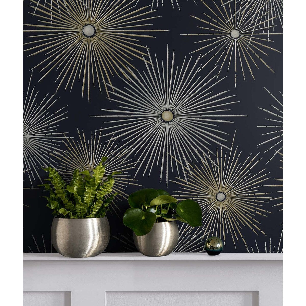 NextWall Starburst Geo Peel and Stick Wallpaper