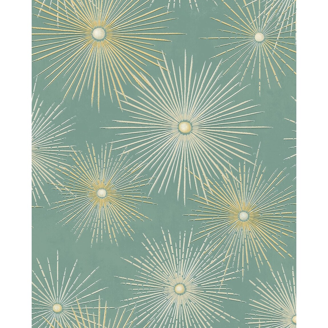 NextWall Starburst Geo Peel and Stick Wallpaper