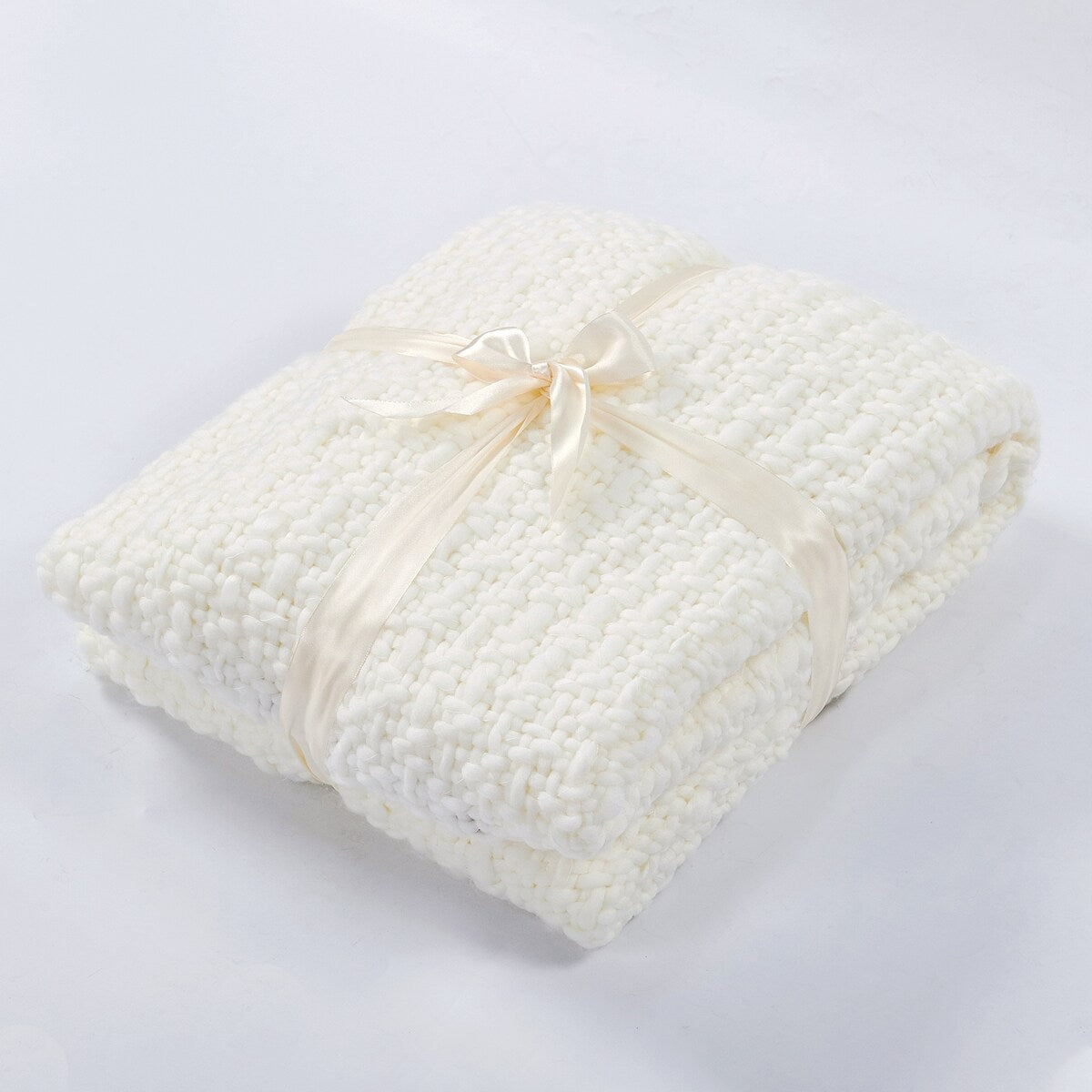 Home Soft Things Basket Weave Throw Super Soft Warm Blanket