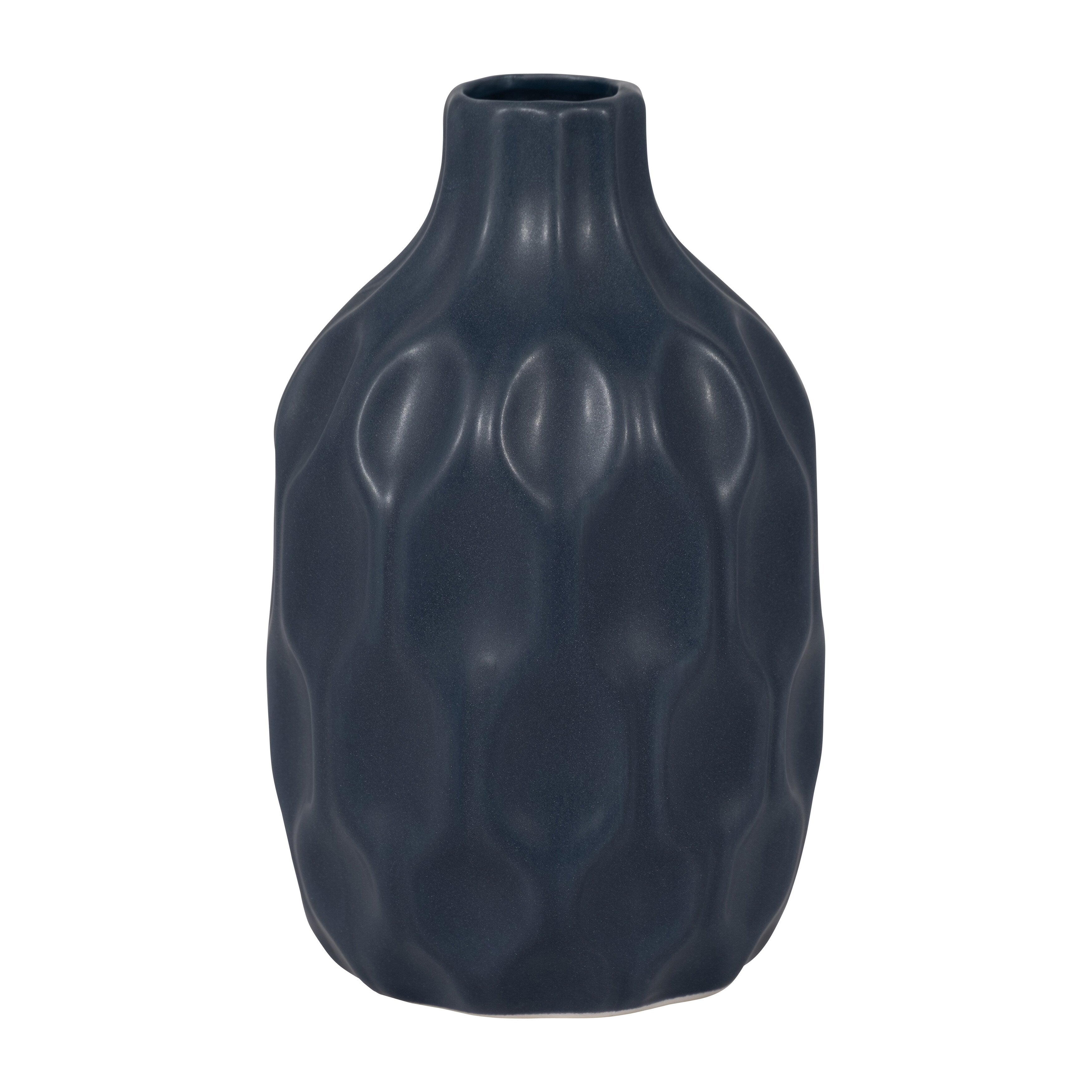 Sagebrook Home Ceramic Dimpled Vase