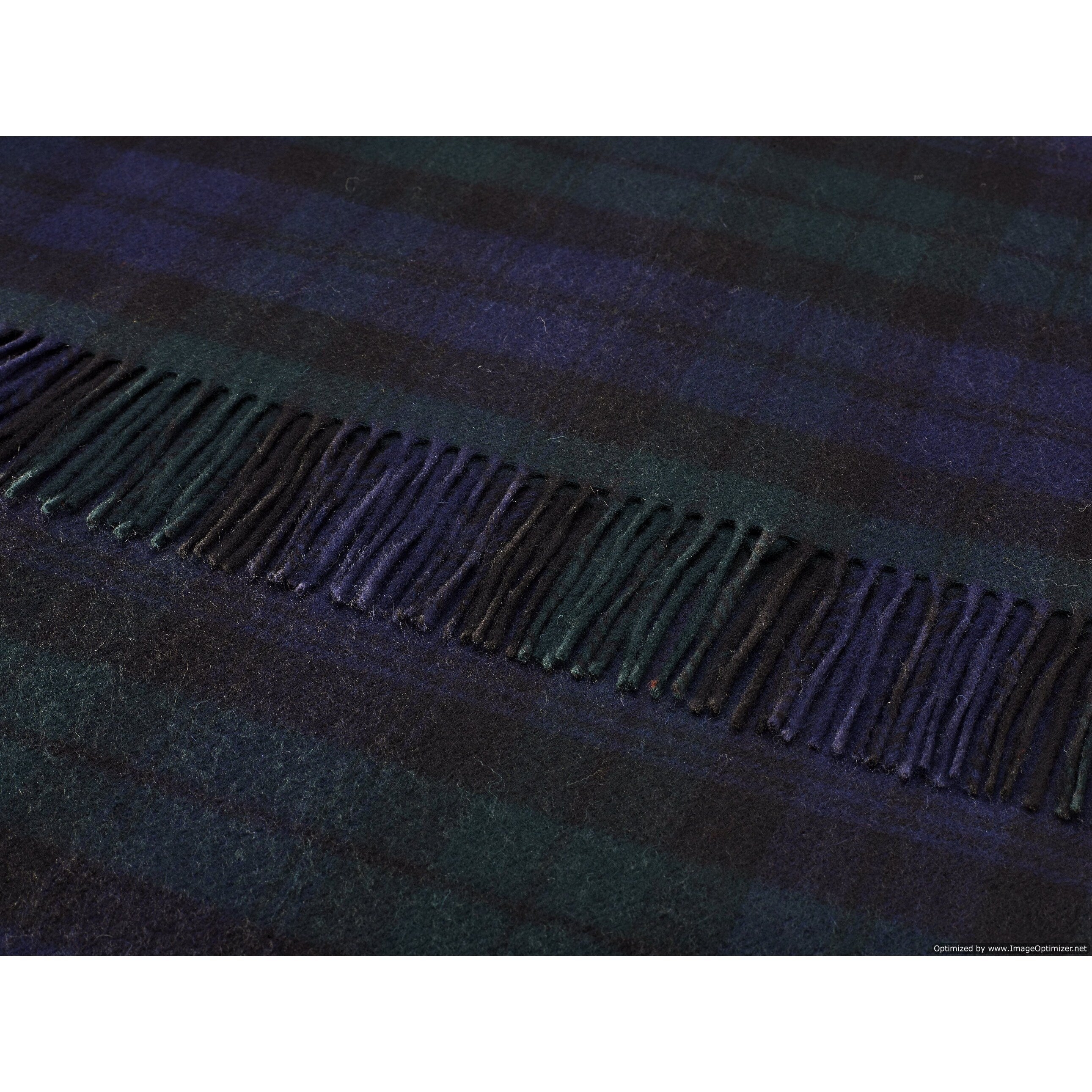 Black Watch - Merino Lambswool Throw Blanket - Made in UK