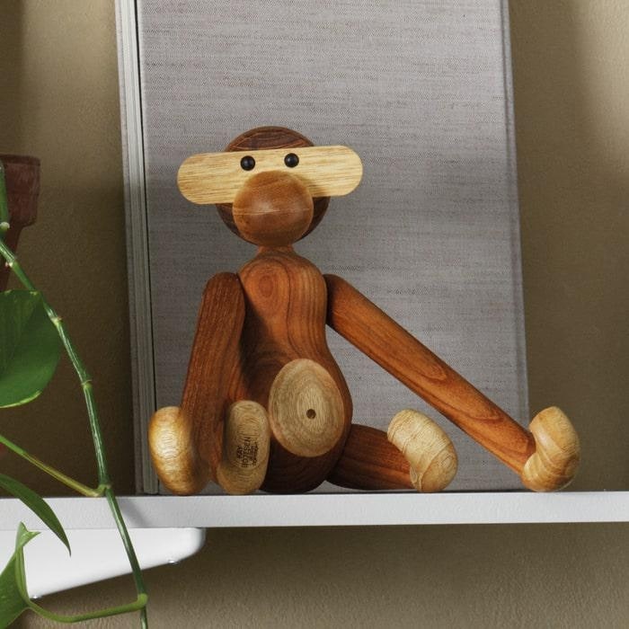 Kay Bojesen Monkey, Teak/Limba, Medium - H: 11