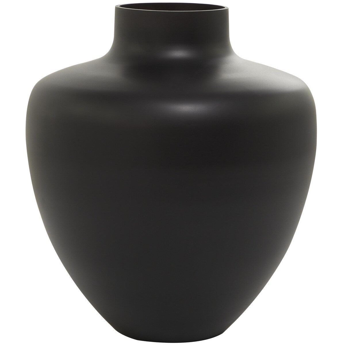 Glass Decorative Vase - Black - The Novogratz