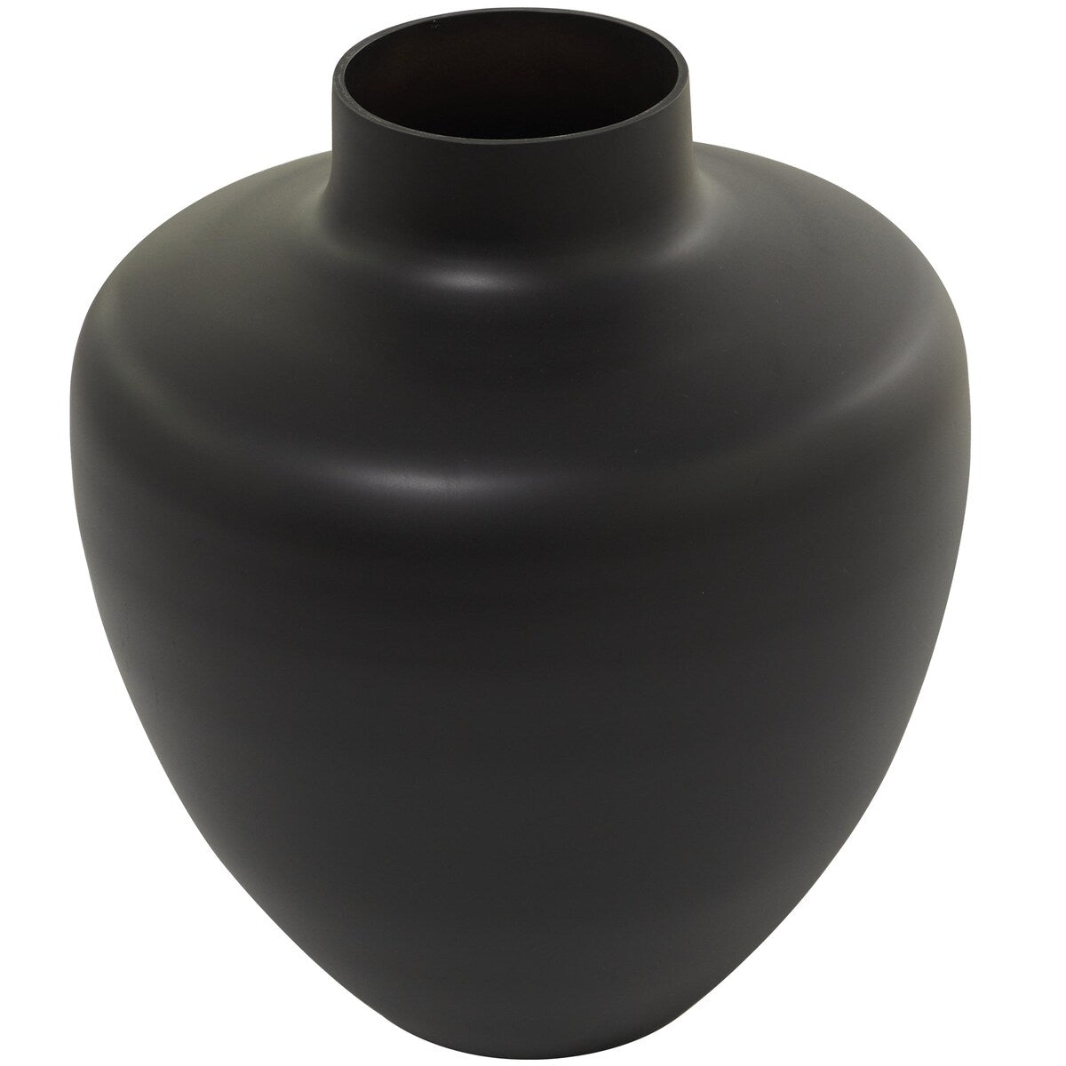 Glass Decorative Vase - Black - The Novogratz