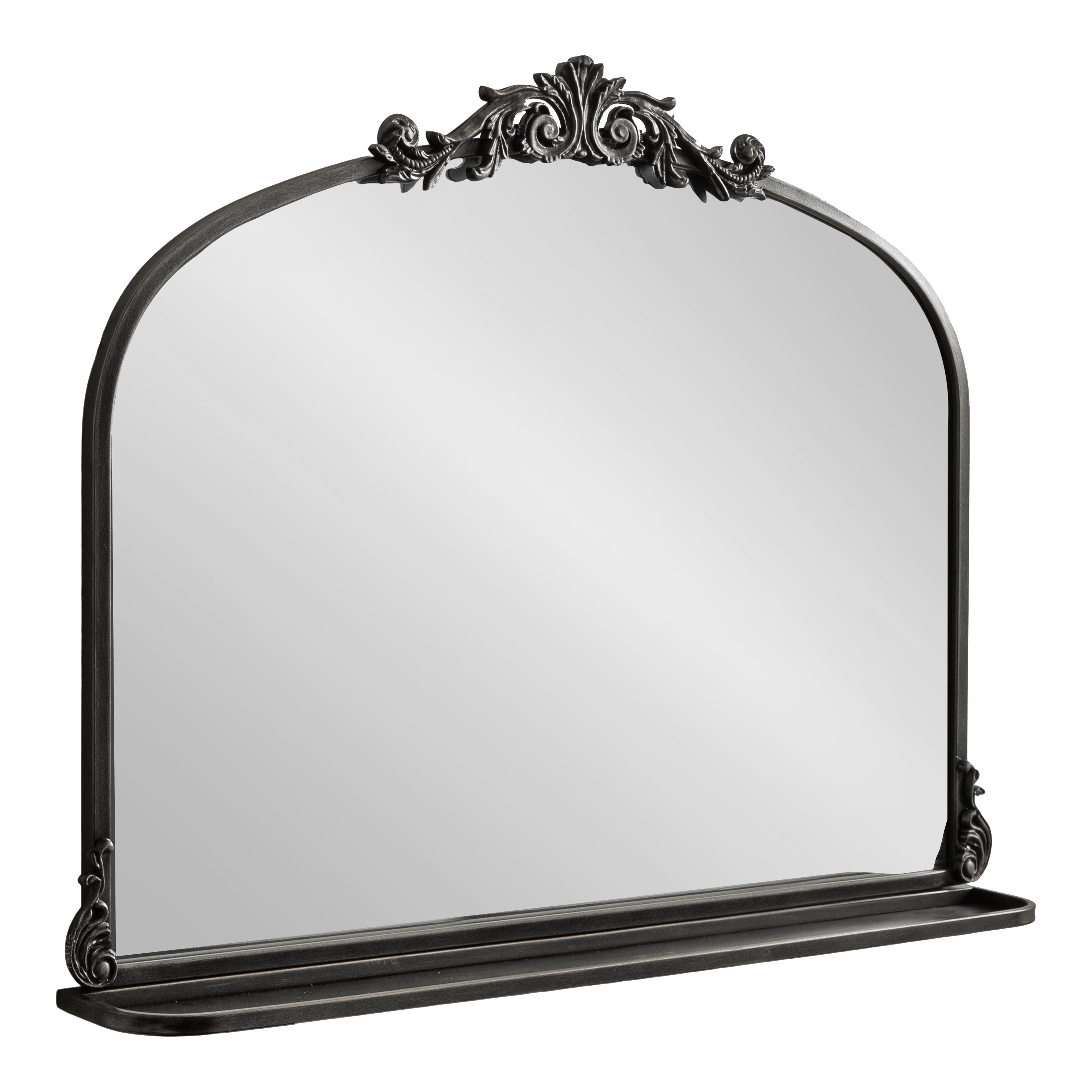 Kate and Laurel Arendahl Traditional Arch Mirror with Shelf