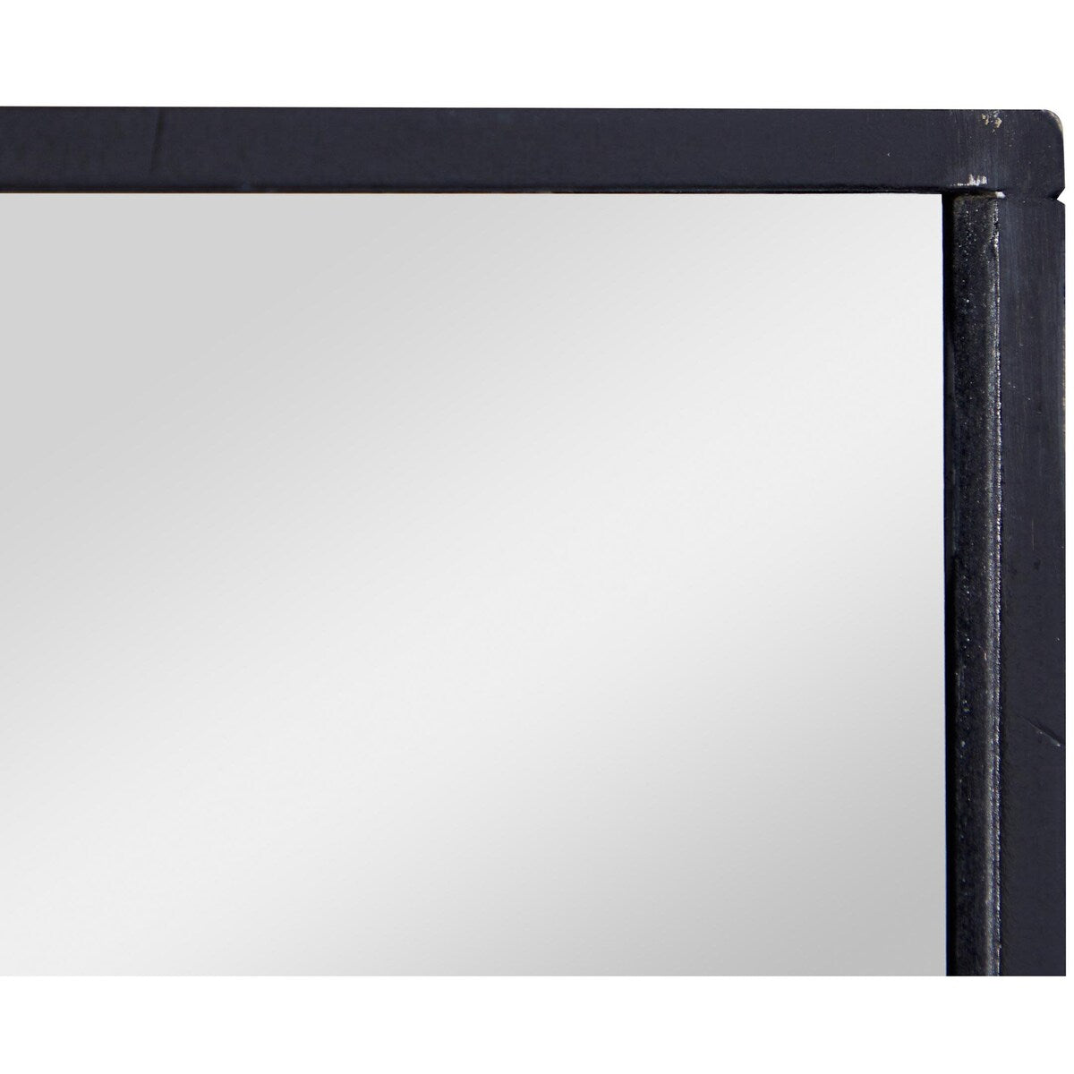 Wood Room Wall Mirror with Thin Minimalistic Frame - Black, White or Gold - Roche River Decor