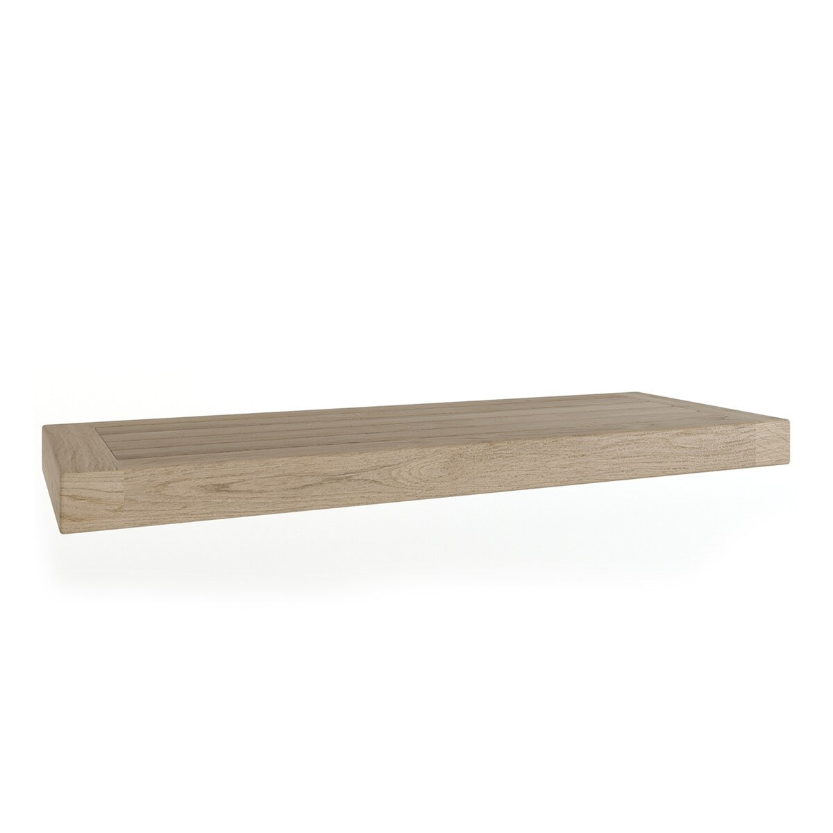 Moa Floating Teak Wall Shelf