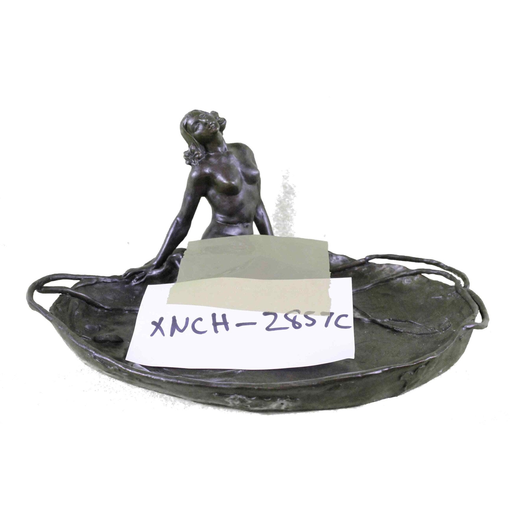 HandmadeBronze Sculpture Large Business Card Holder Hotcast Figurine Figure