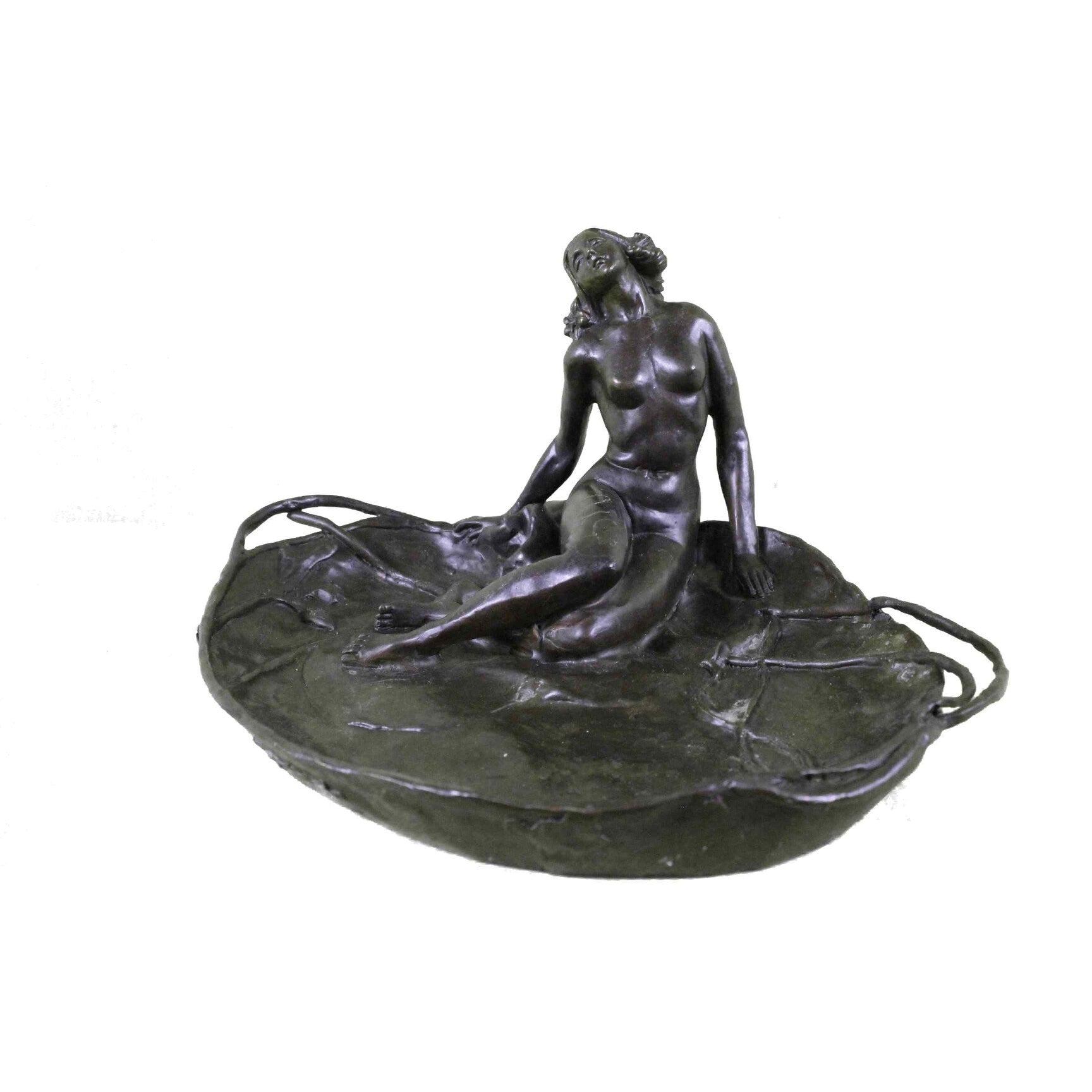 HandmadeBronze Sculpture Large Business Card Holder Hotcast Figurine Figure