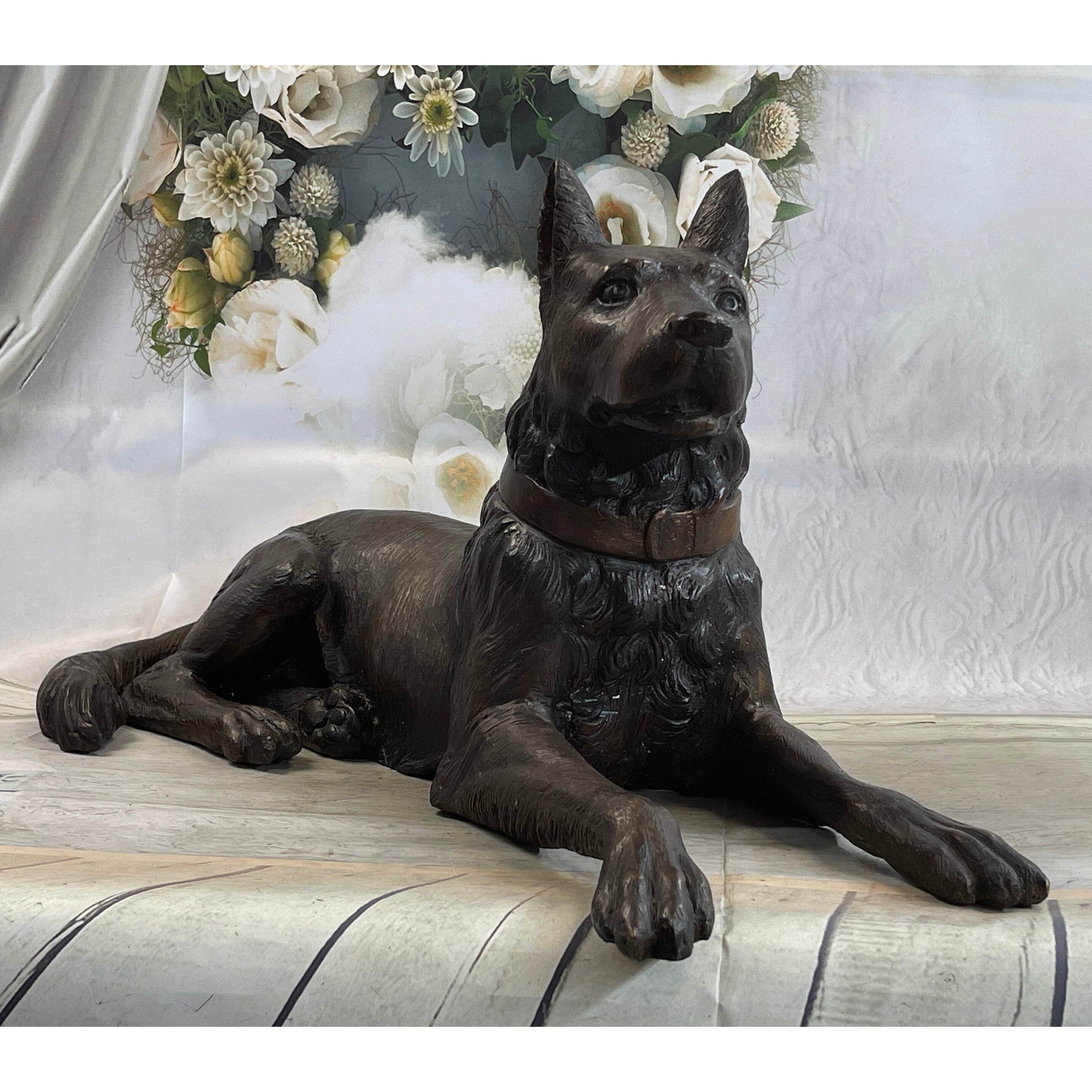 Moigniez Vienna Br German Shepard Terrier Bronze Scotty Dog Art Deco Gift