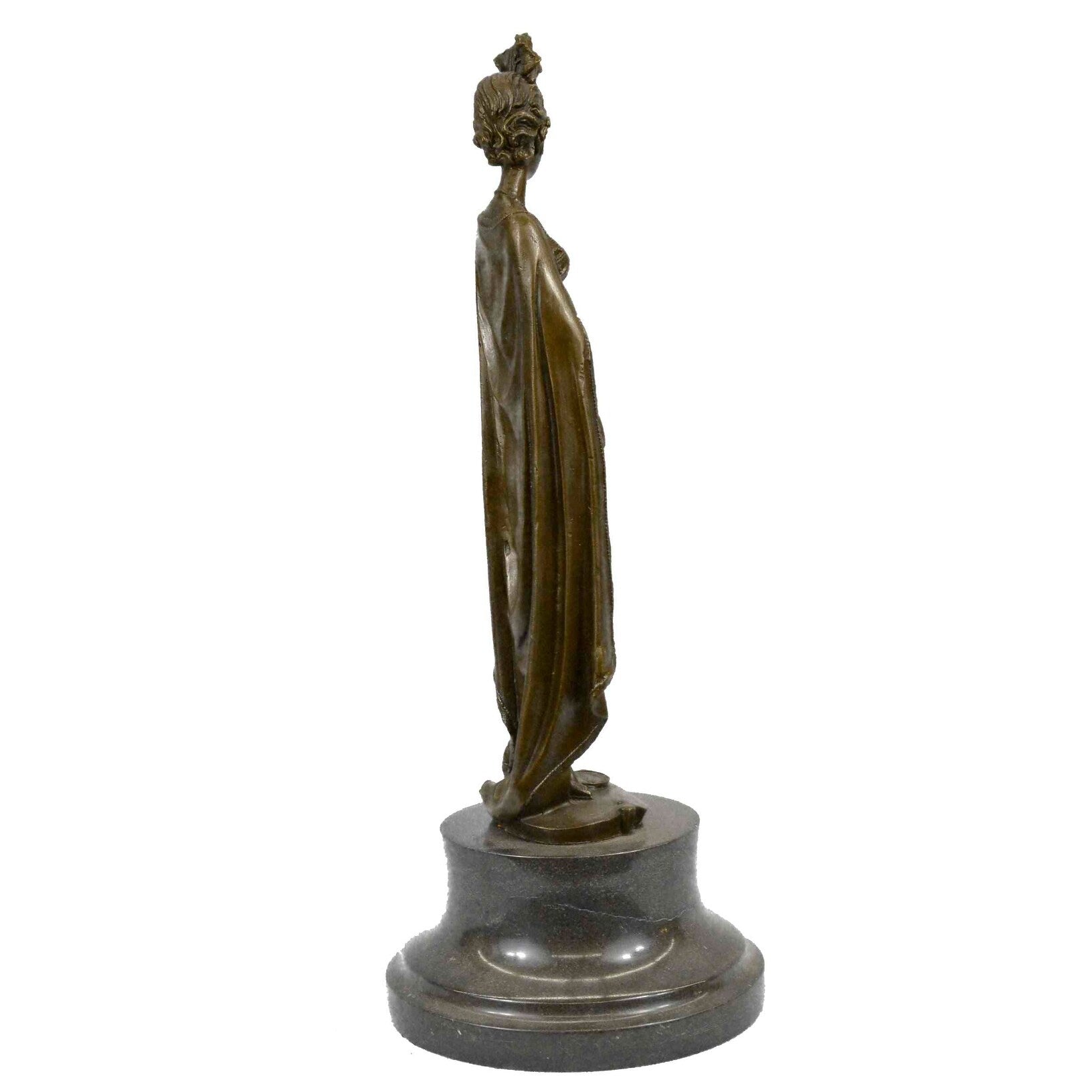 Clearance Sale Dino Decarlo High Society Lady Bronze Art Deco Statue Sculpture