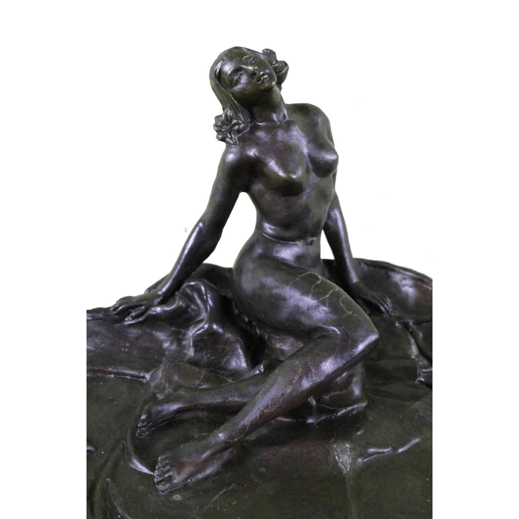 HandmadeBronze Sculpture Large Business Card Holder Hotcast Figurine Figure