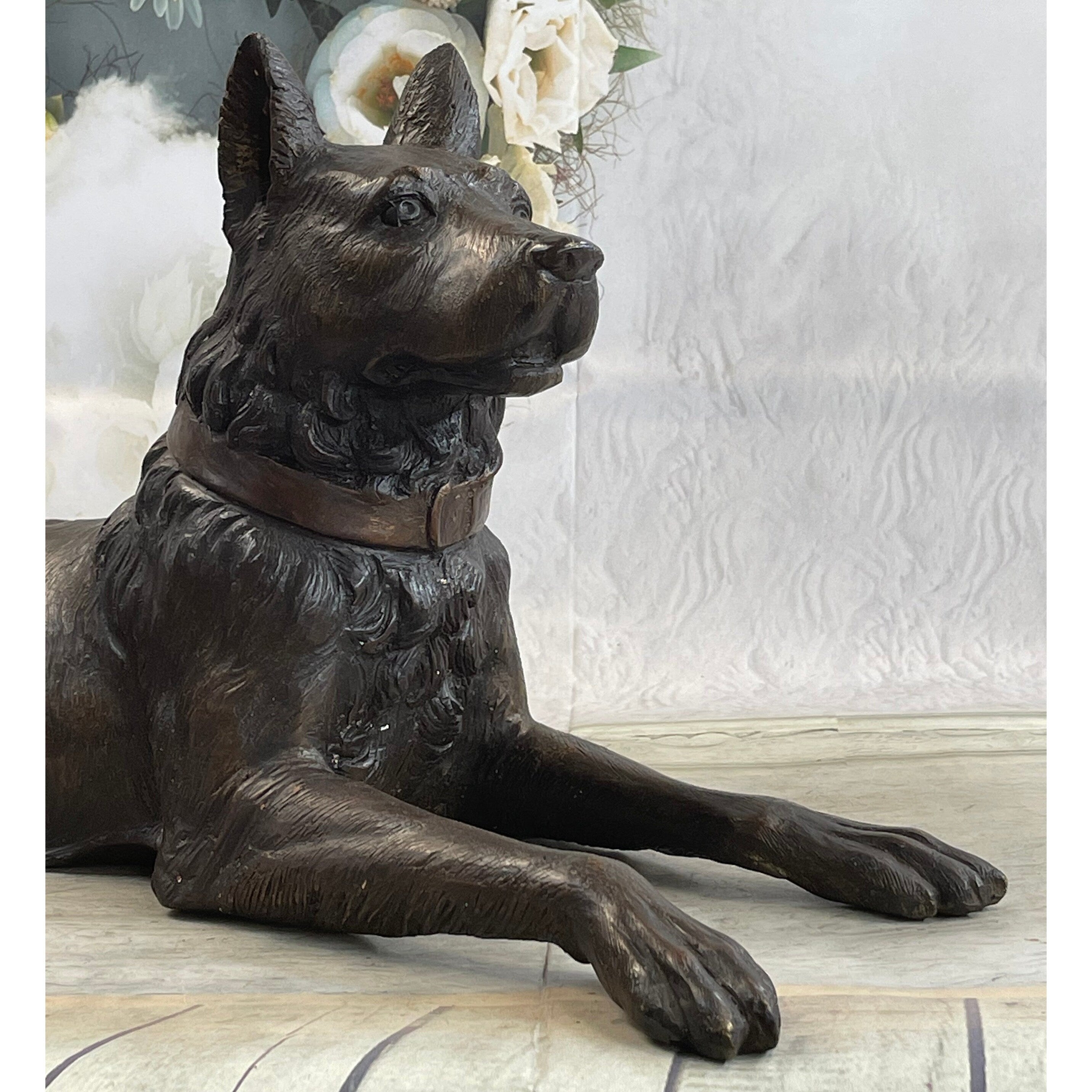 Moigniez Vienna Br German Shepard Terrier Bronze Scotty Dog Art Deco Gift