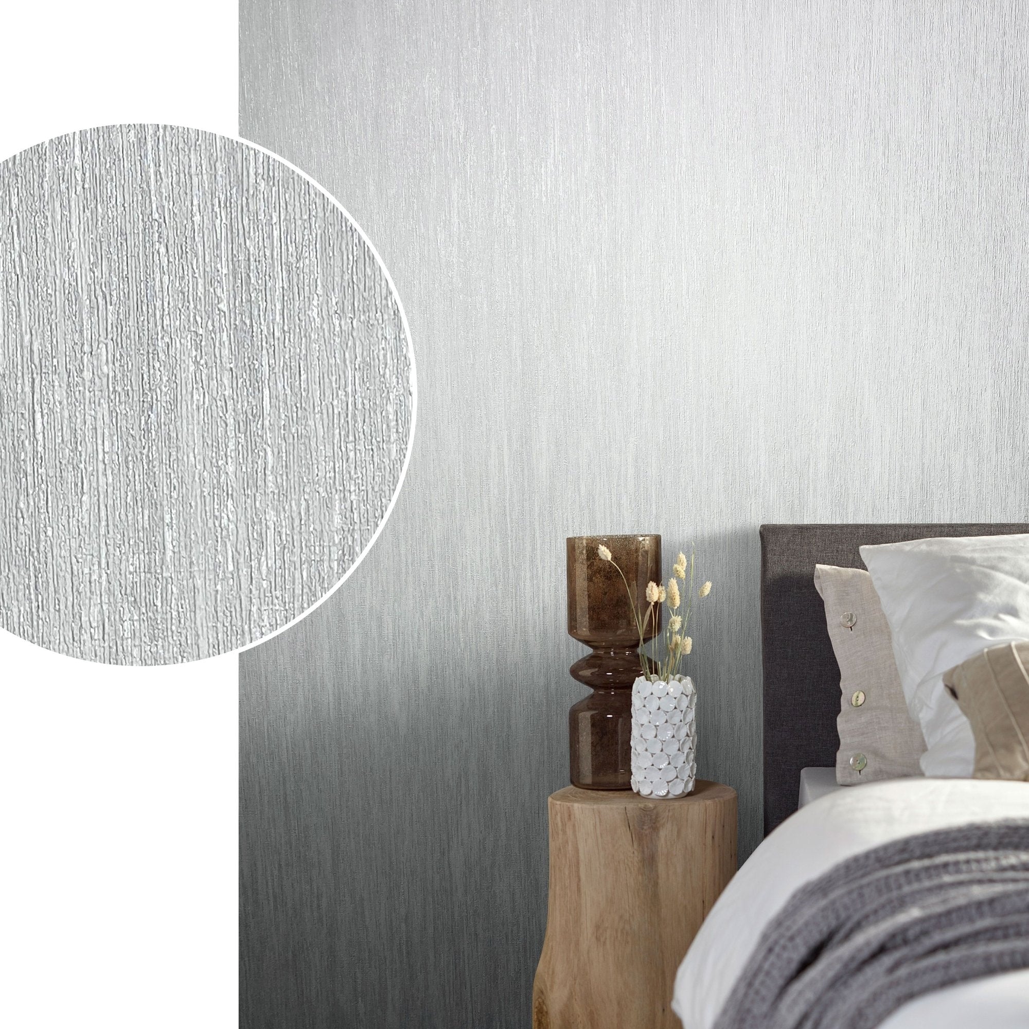 Galerie Wallcoverings Air Collection Waterfall Effect Sheen Textured Wallpaper Roll