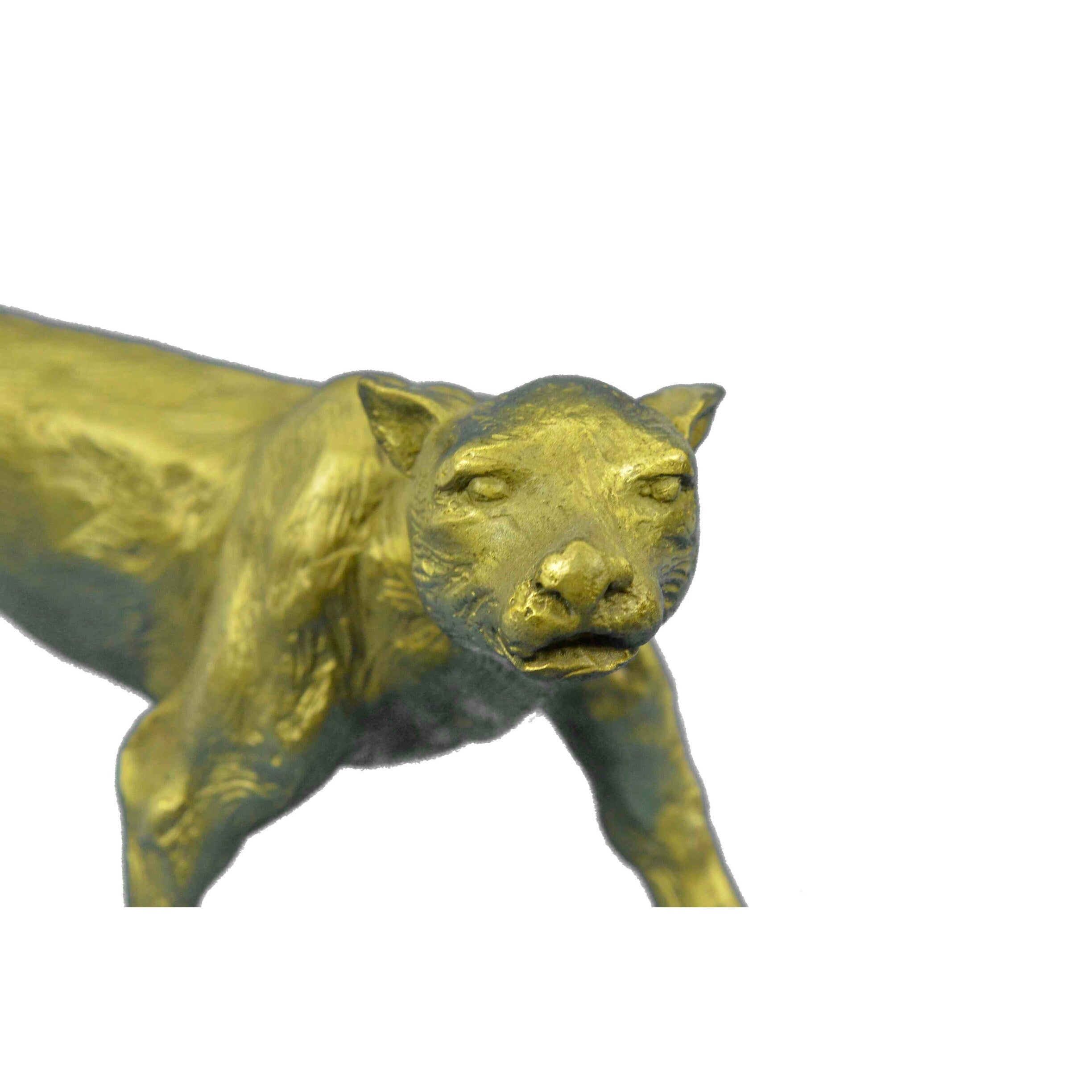 Bugatti Hot Cast Handcrafted Cougar Puma Bronze Sculpture Figurine Sale Figure