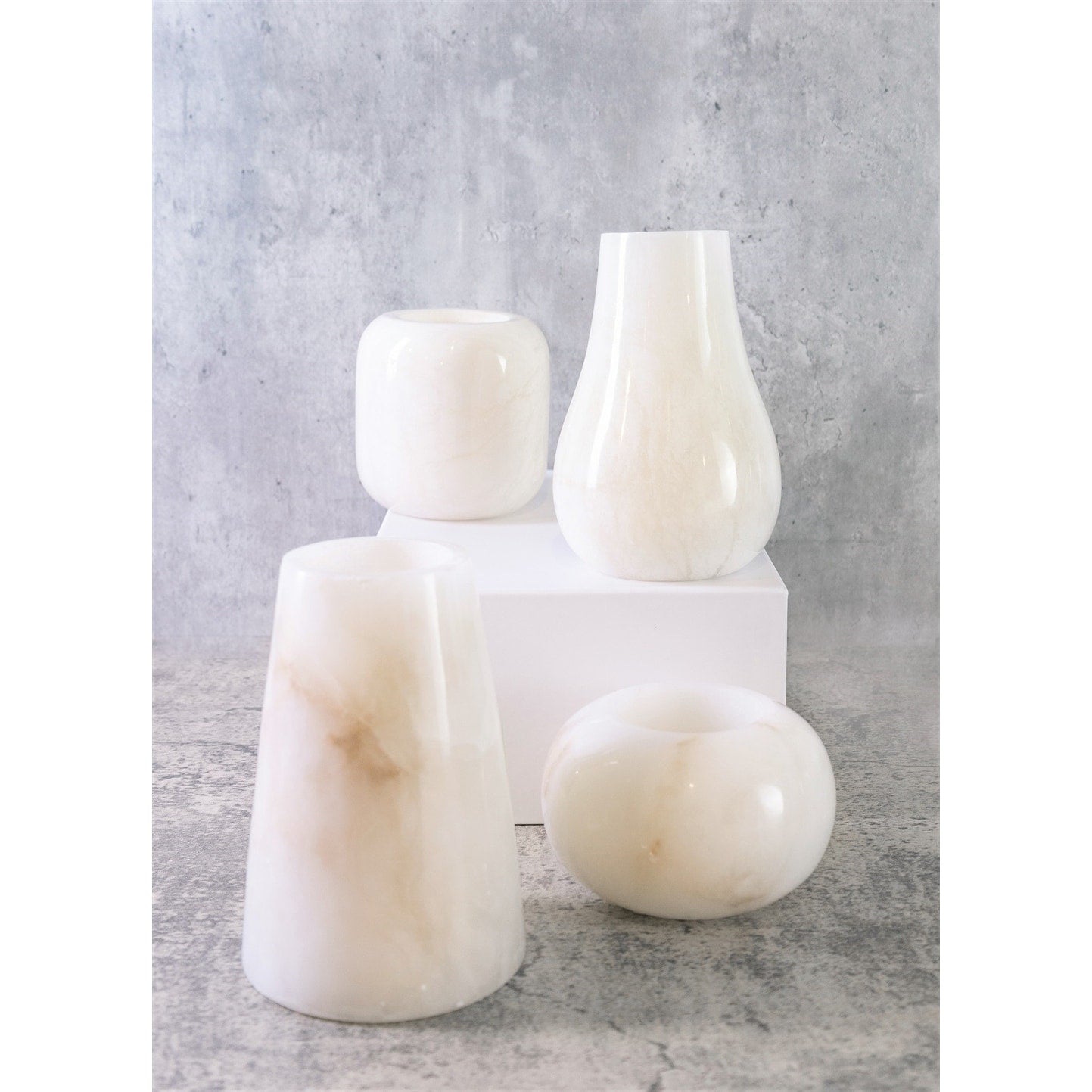 Alabaster Votive 4Dia -ST