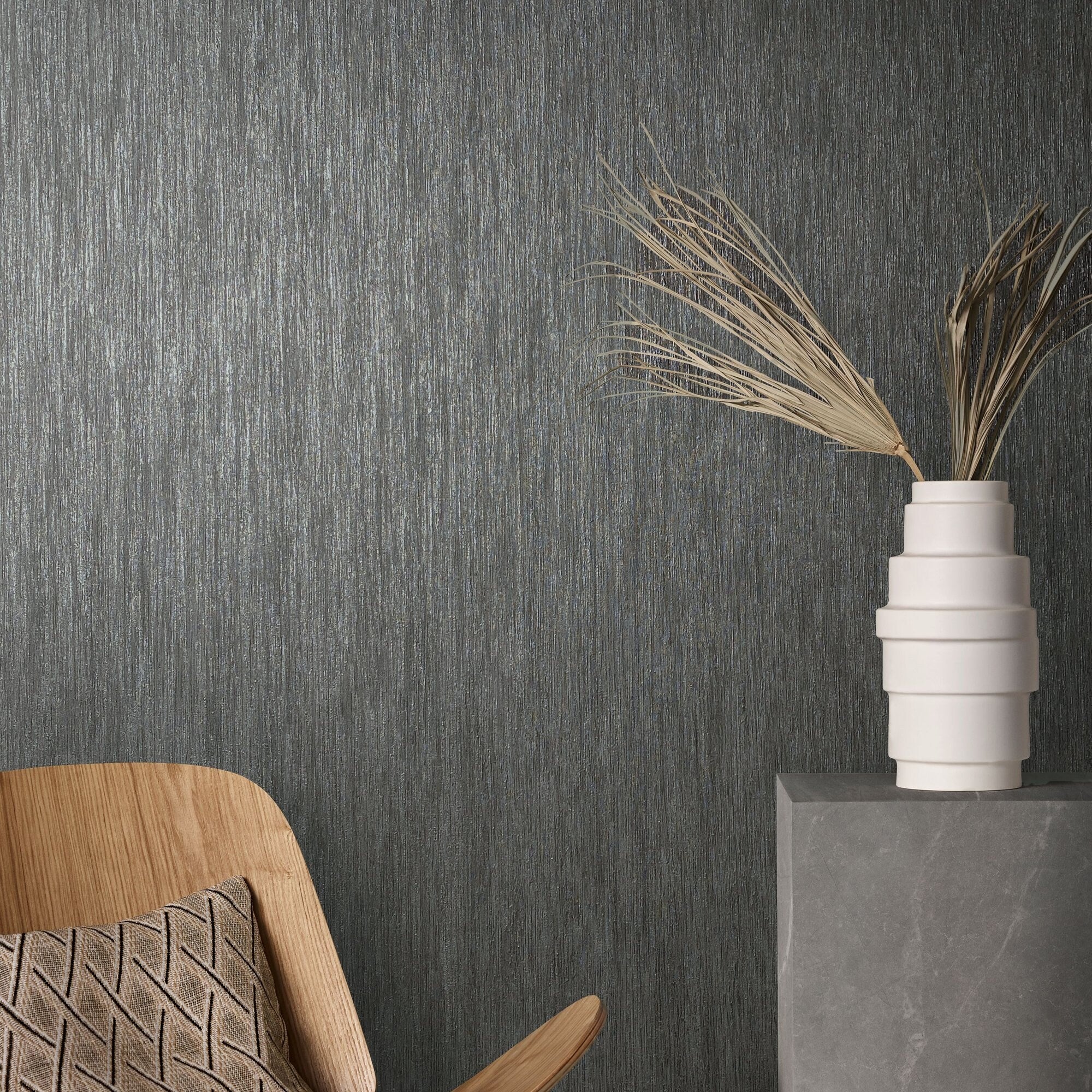 Galerie Wallcoverings Air Collection Waterfall Effect Sheen Textured Wallpaper Roll