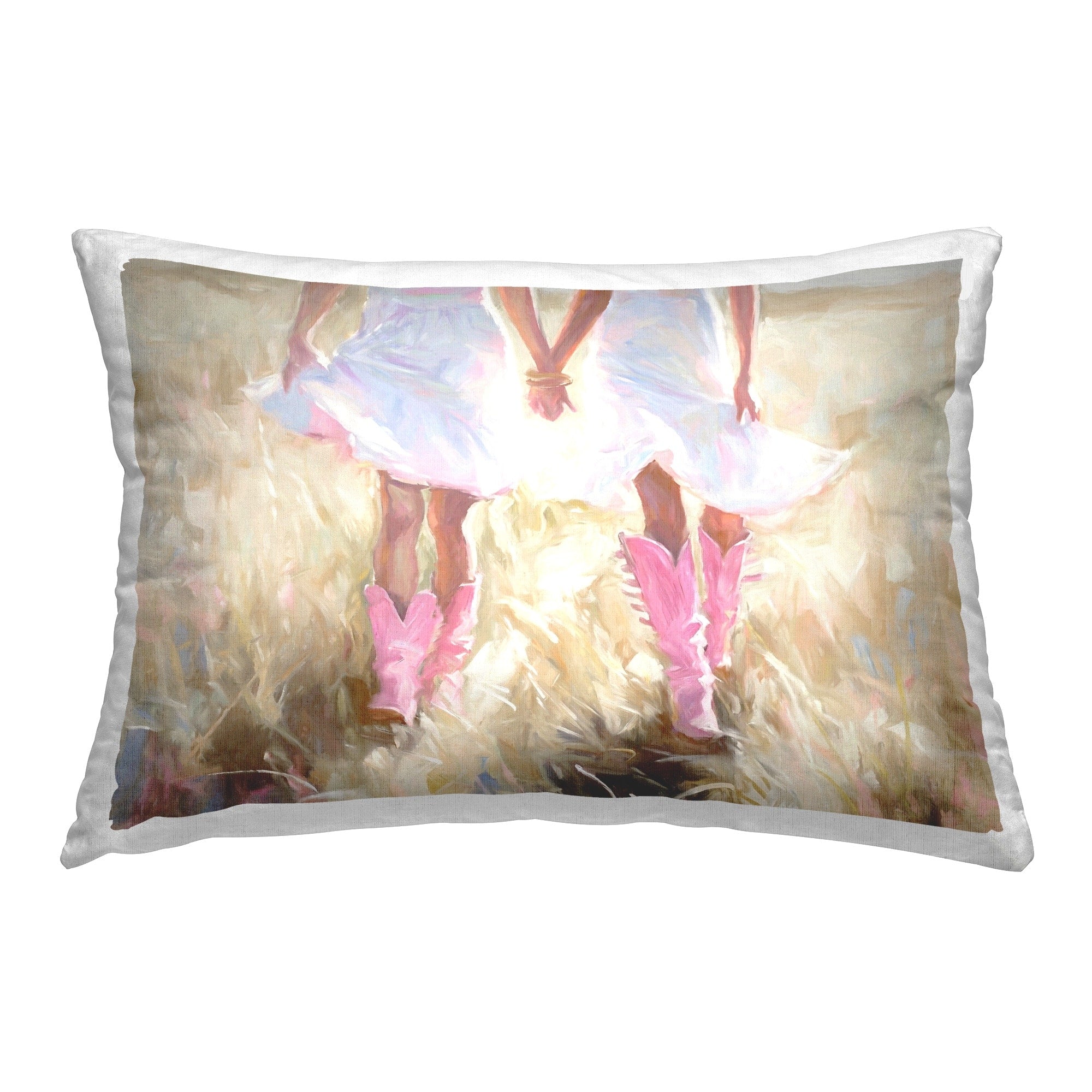 Stupell Cowgirl Best Friends Decorative Printed Throw Pillow Design by Ramona Murdock