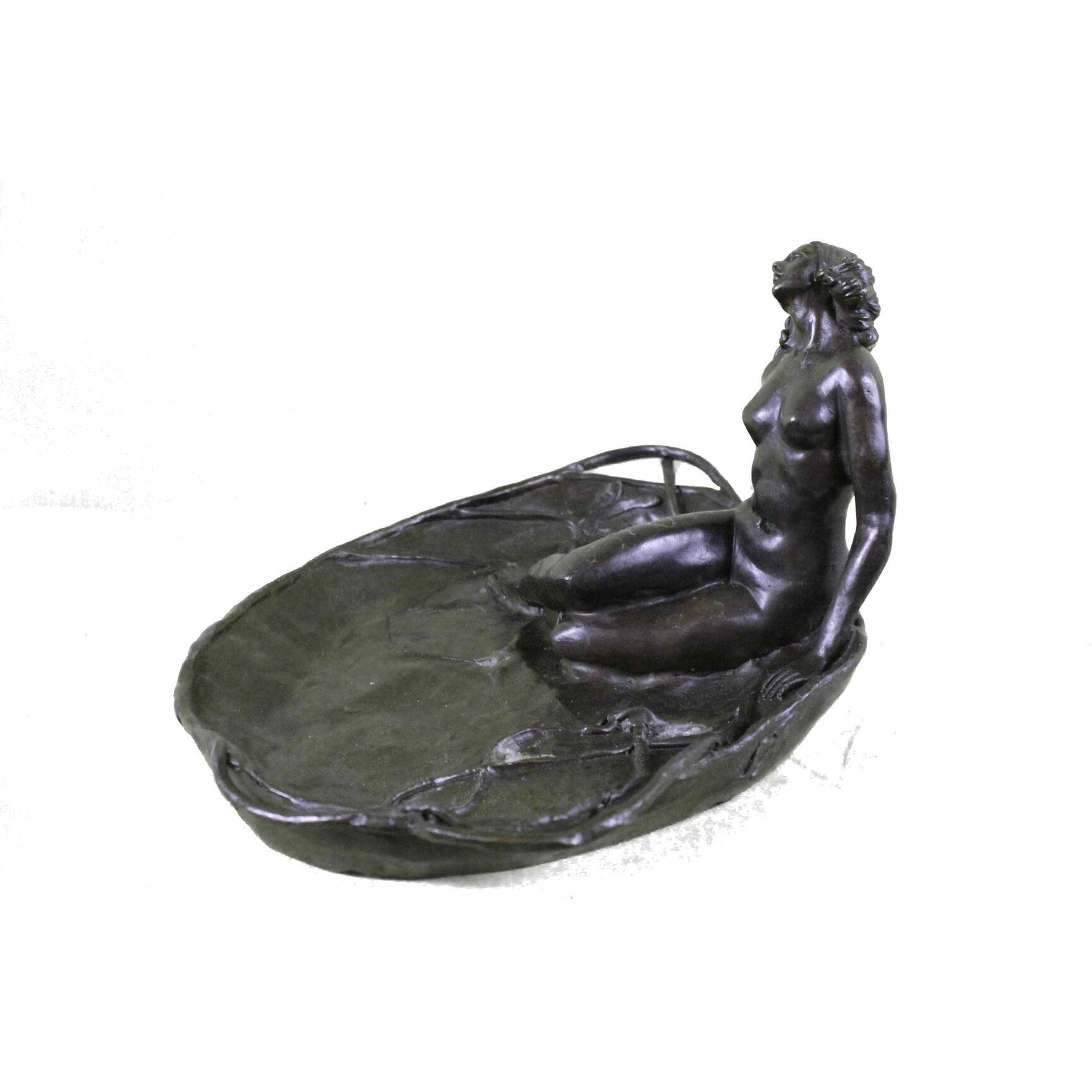 HandmadeBronze Sculpture Large Business Card Holder Hotcast Figurine Figure