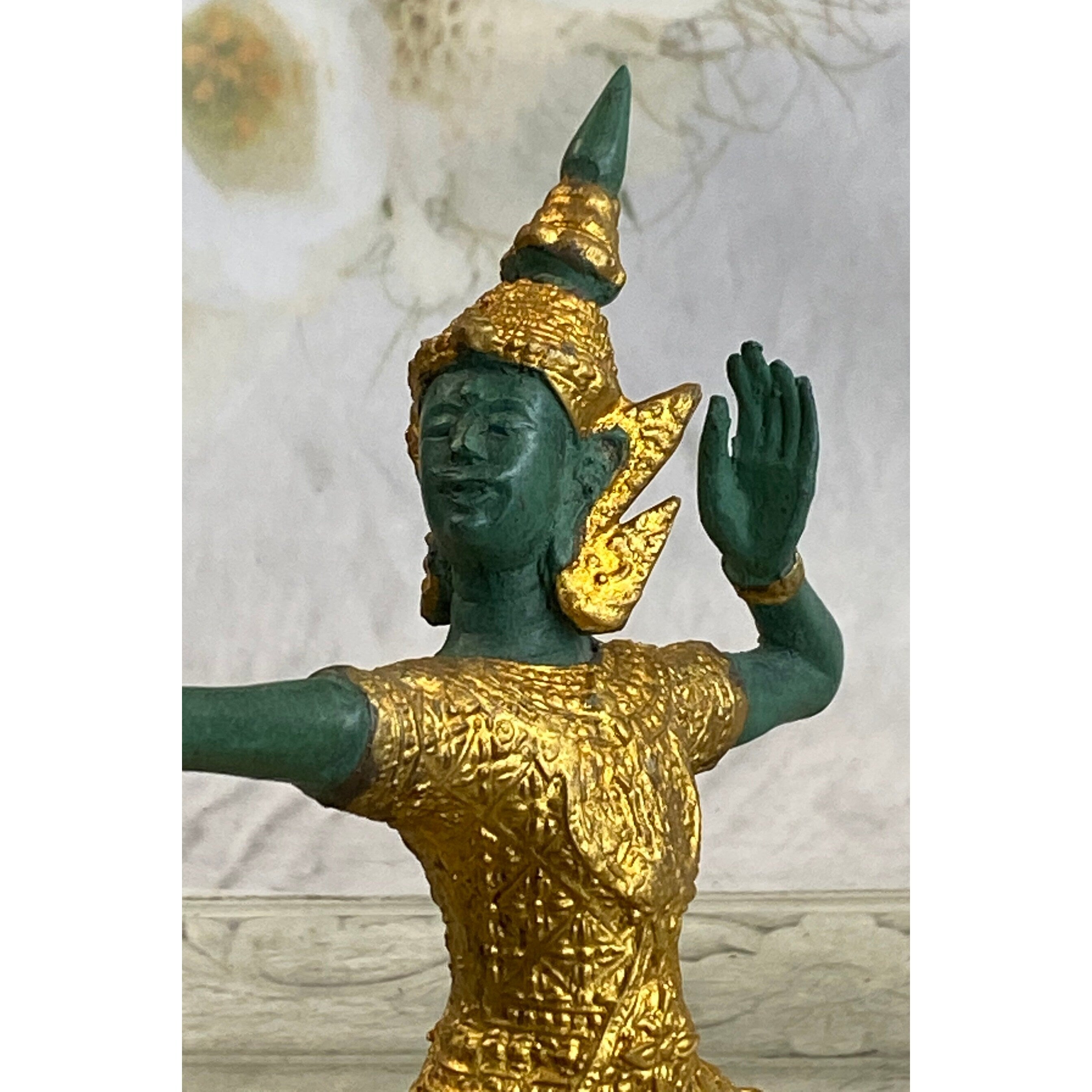 Shri Rama Hindu God W/ Bow India Mythology Bronze Sculpture Figurine Figure 10 Inches X 7 Inches