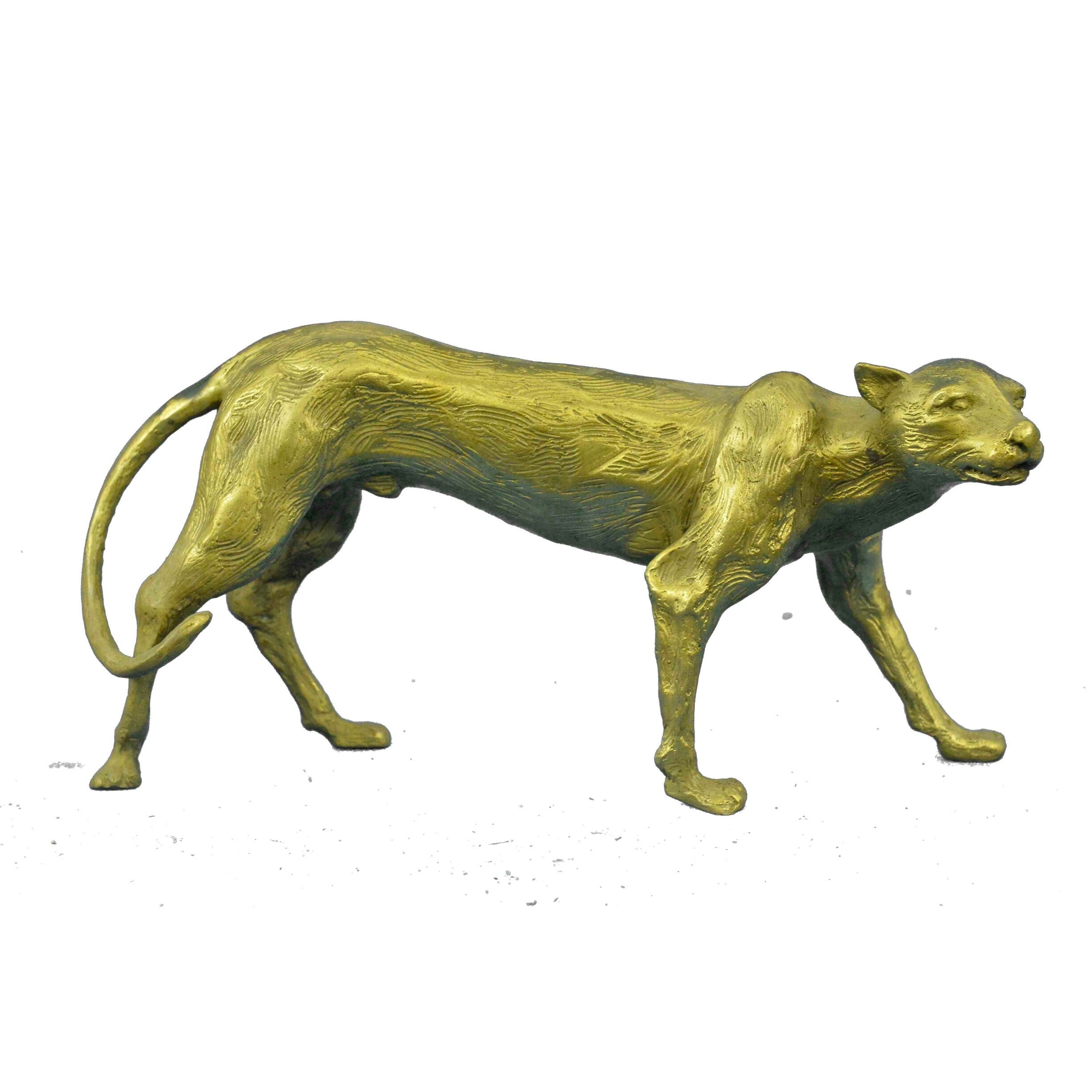 Bugatti Hot Cast Handcrafted Cougar Puma Bronze Sculpture Figurine Sale Figure