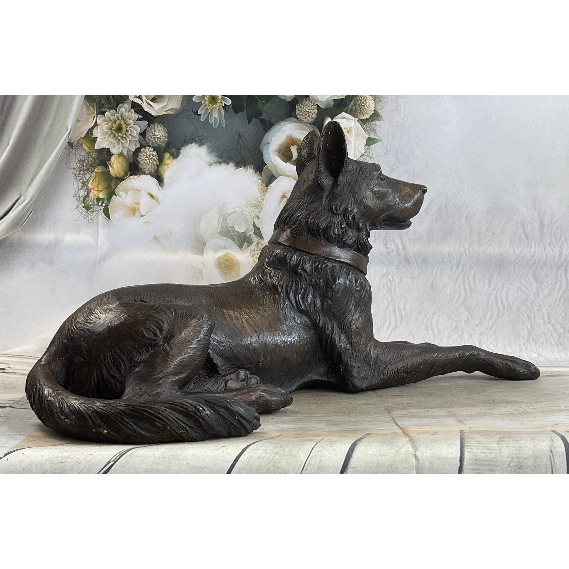 Moigniez Vienna Br German Shepard Terrier Bronze Scotty Dog Art Deco Gift