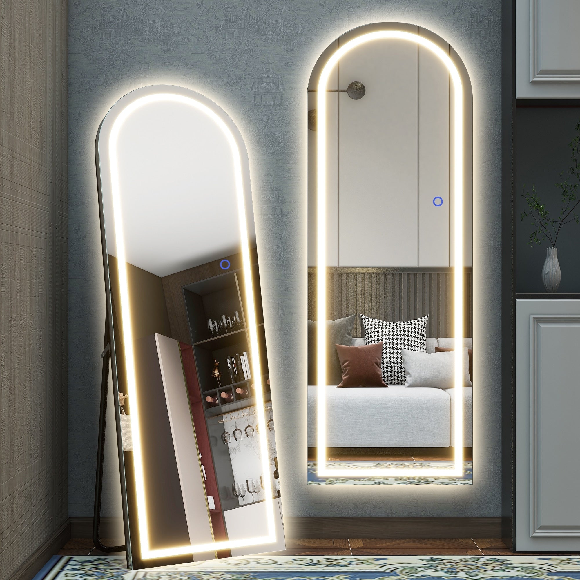 Full Length LED Bathroom Vanity Mirror - 63*20